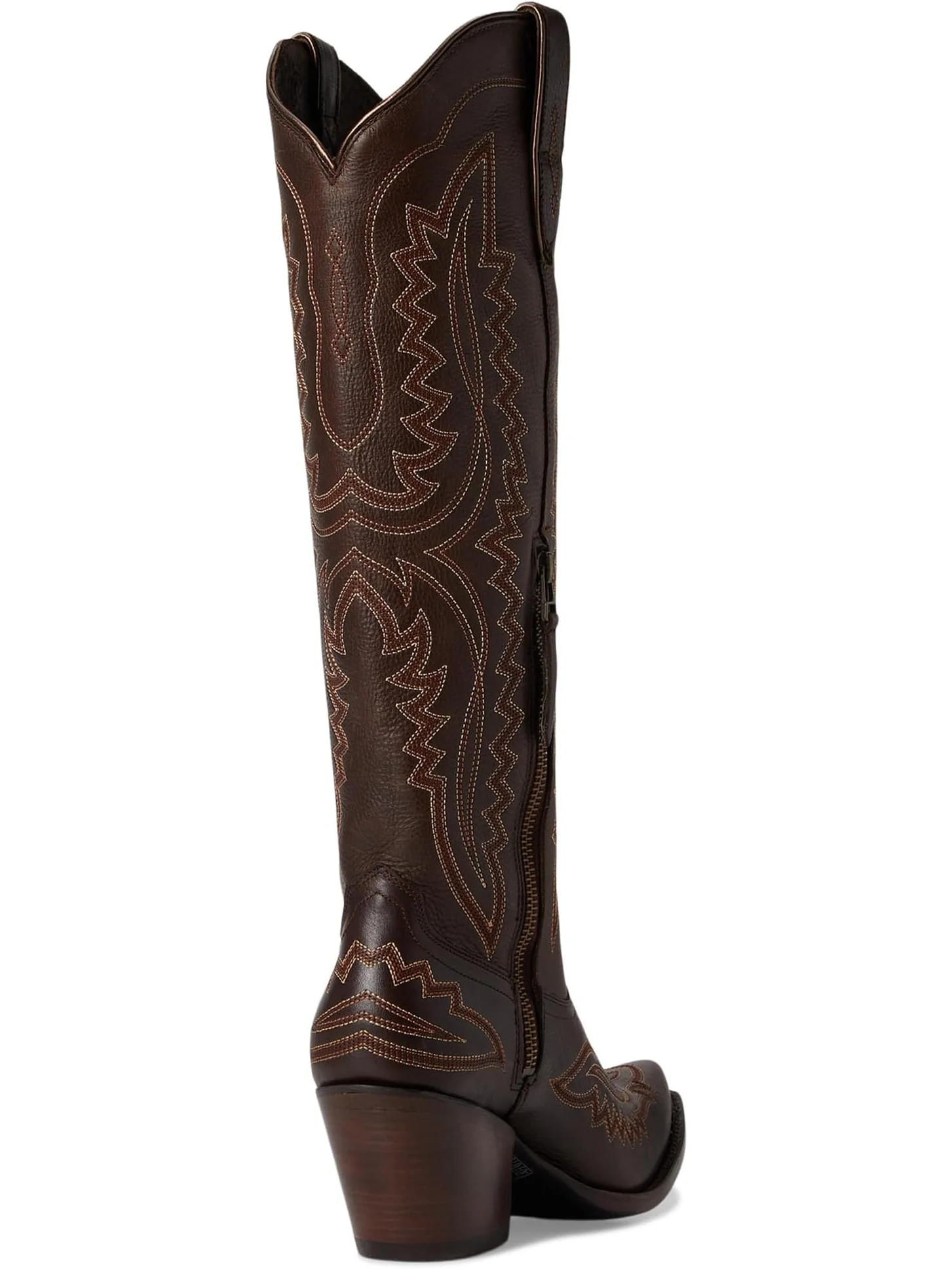 Женские ковбойские сапоги Ariat Casanova кожаные с узором — изображение 5 из 7, коричневый