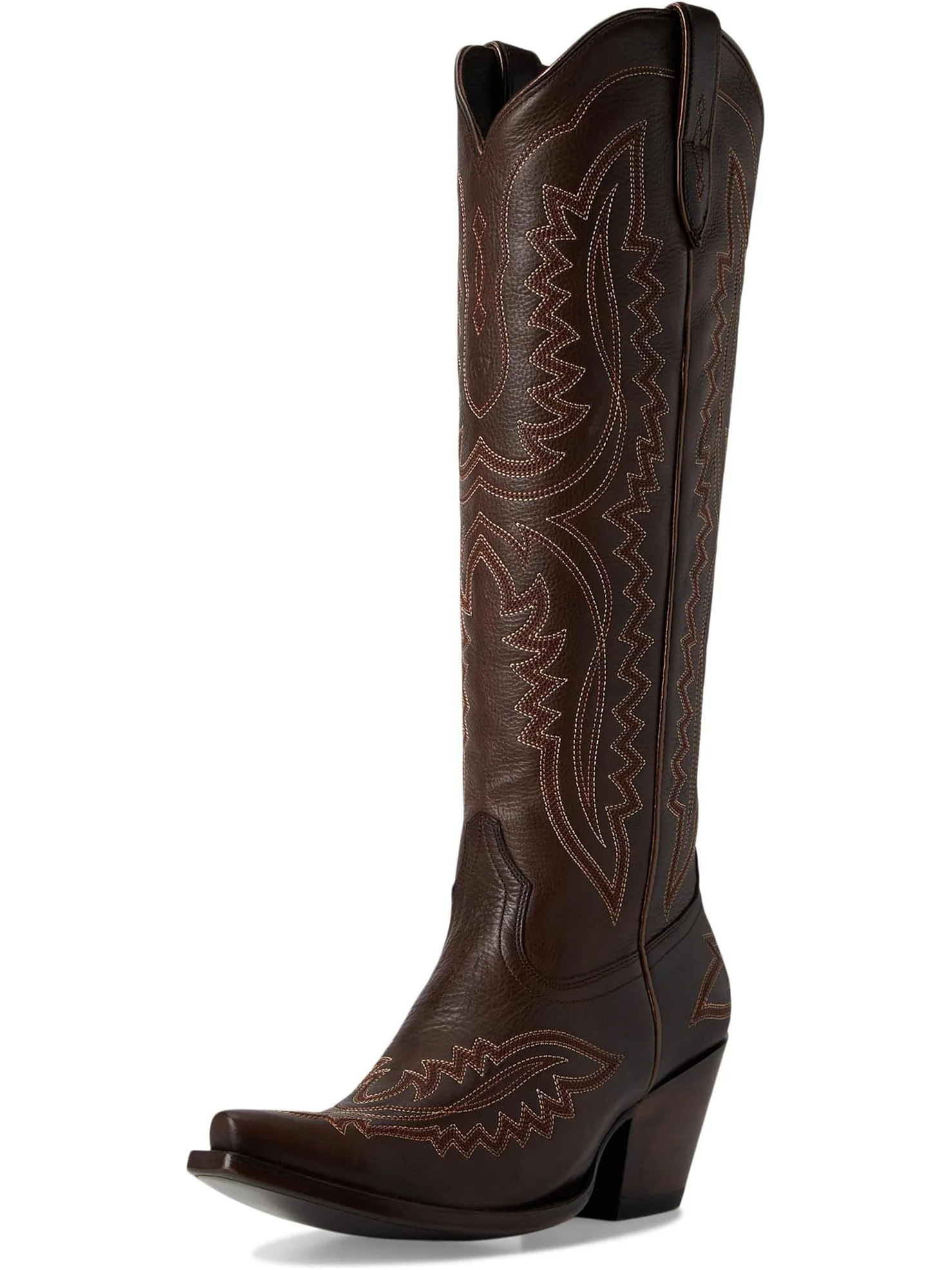 Женские ковбойские сапоги Ariat Casanova кожаные с узором — изображение 7 из 7, коричневый