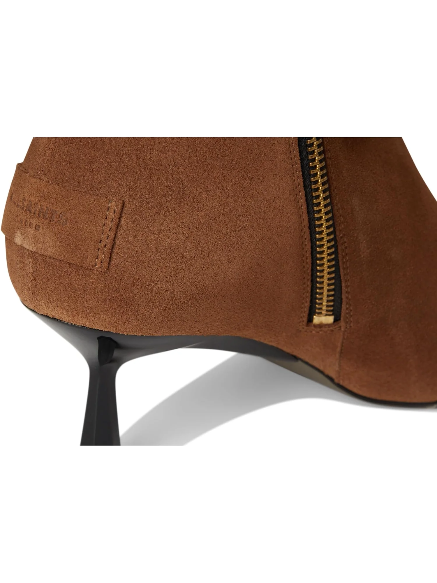 Ботинки AllSaints Vivian Suede Boots — изображение 6 из 7, коричневый
