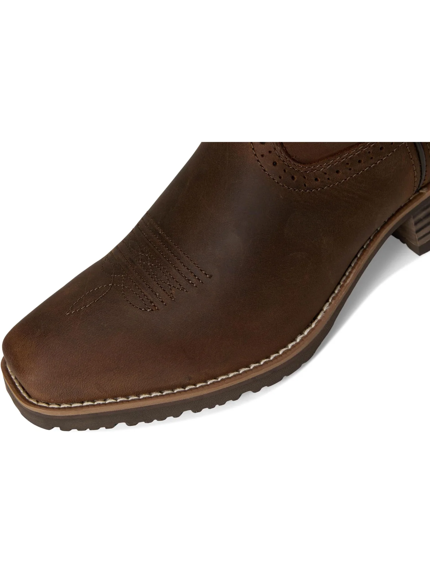 Ботинки Ariat Hybrid Roughstock Square Toe Cowboy Boot — изображение 2 из 7, коричневый