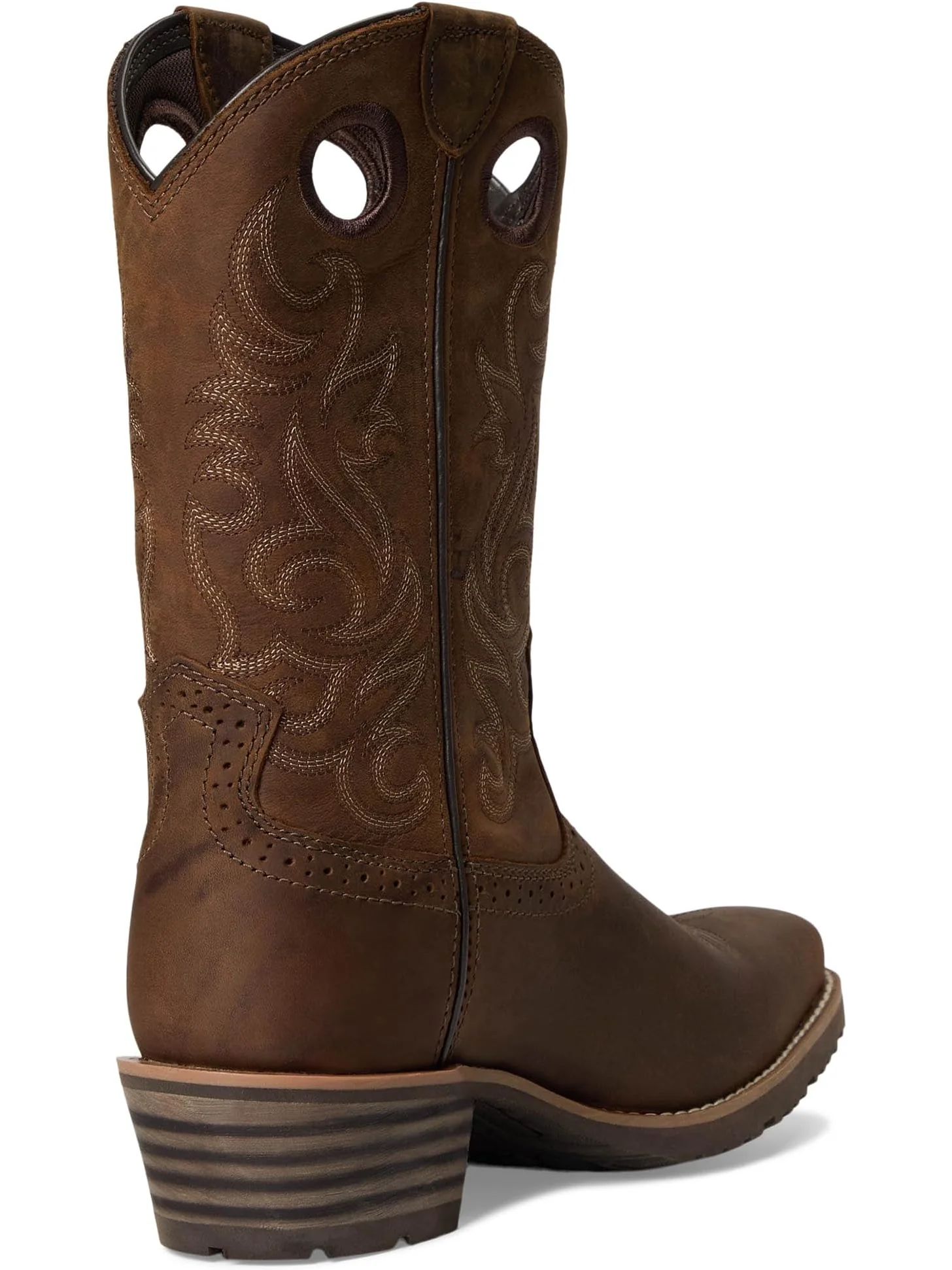 Ботинки Ariat Hybrid Roughstock Square Toe Cowboy Boot — изображение 5 из 7, коричневый