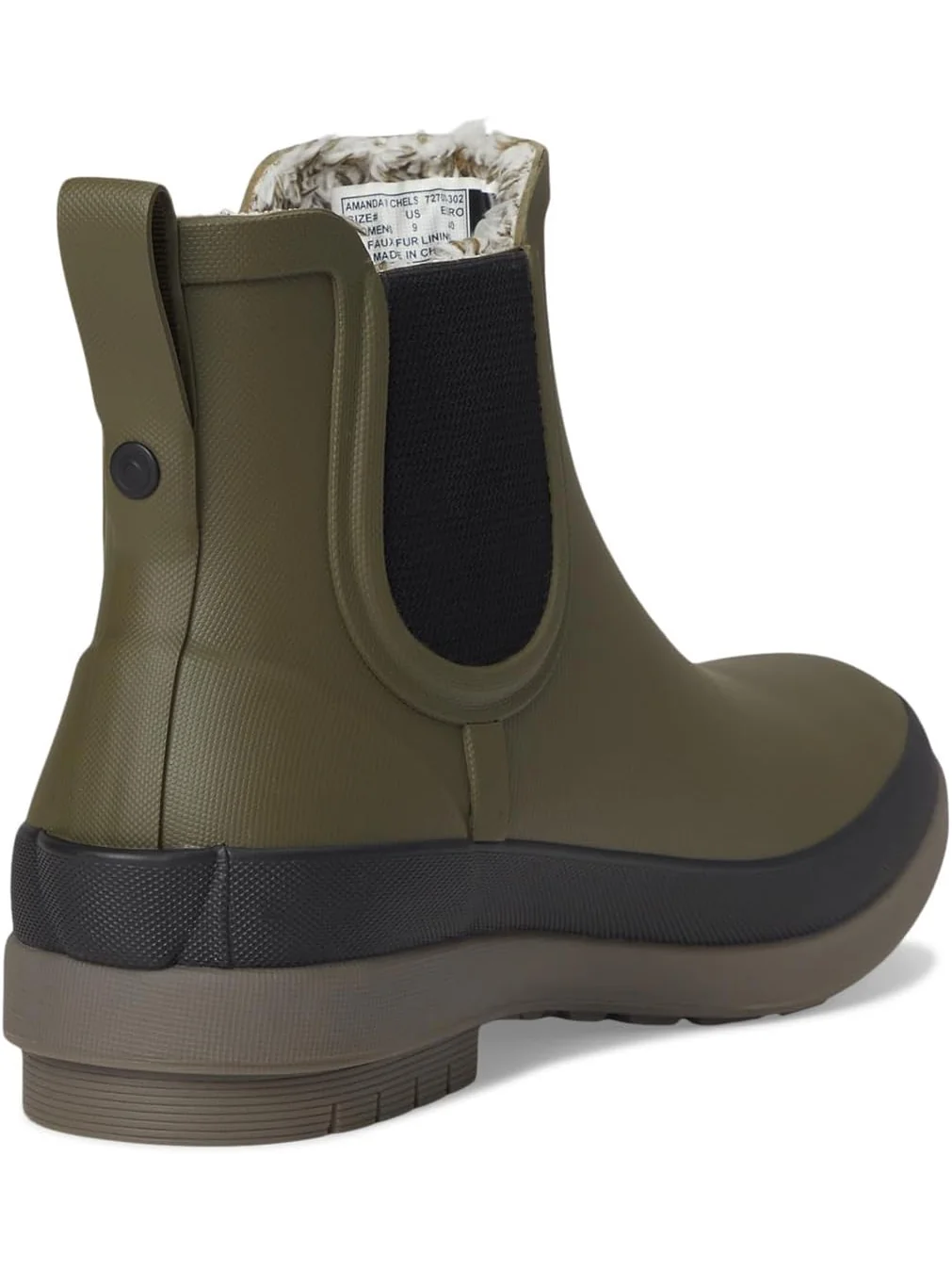 Ботинки Bogs Amanda Plush II Chelsea — изображение 5 из 7, оливковый мульти