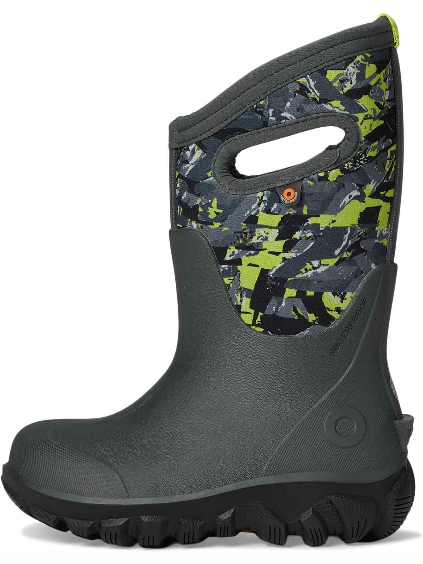Ботинки Bogs Kids Classic Seamless Edgy Camo — изображение 4 из 7, темный серый мульти
