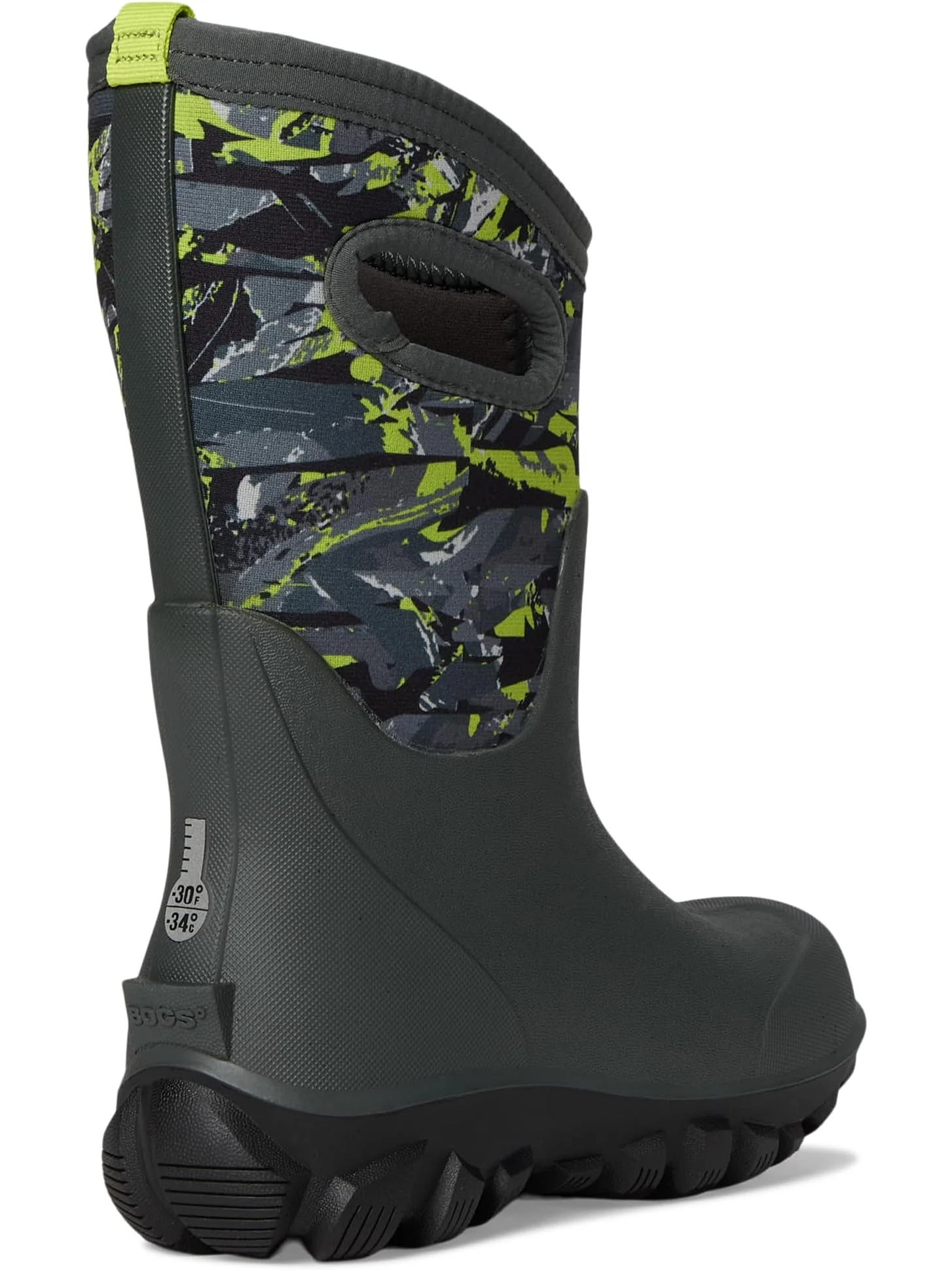 Ботинки Bogs Kids Classic Seamless Edgy Camo — изображение 5 из 7, темный серый мульти