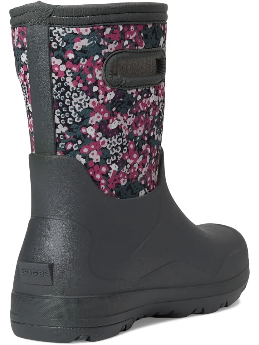 Ботинки Bogs Kids York Seamless - Impressionist Floral — изображение 5 из 7, серый мульти