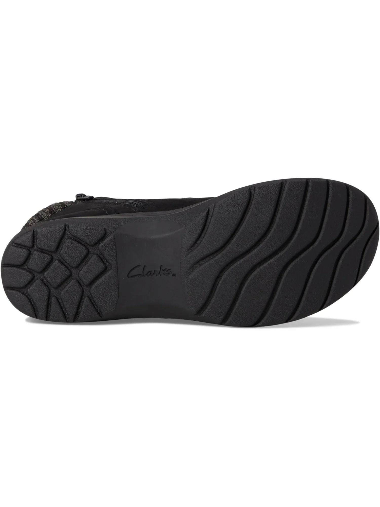 Ботинки женские Clarks Carleigh Jade из нубука комбинированные — изображение 3 из 7, черный