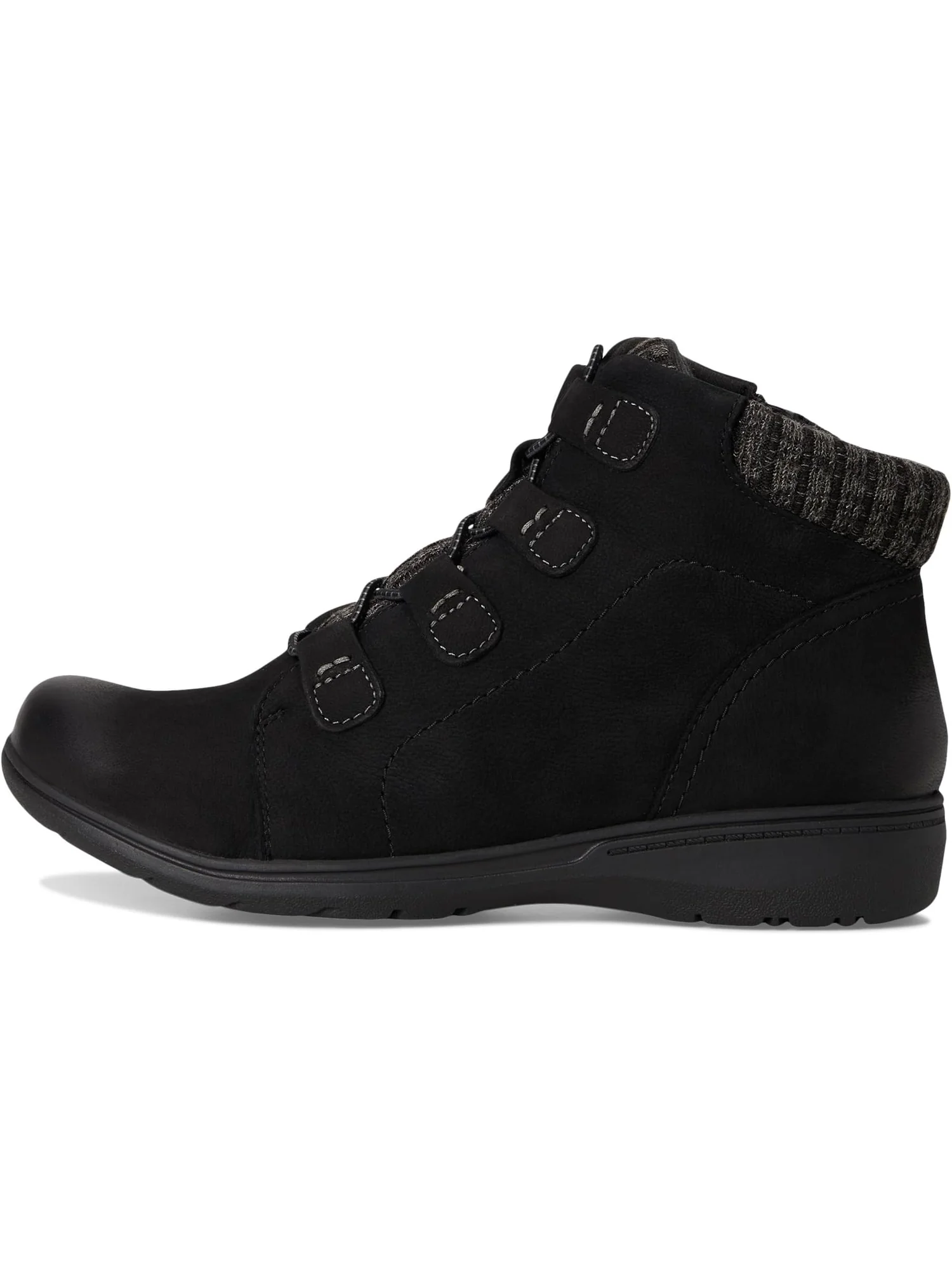 Ботинки женские Clarks Carleigh Jade из нубука комбинированные — изображение 4 из 7, черный