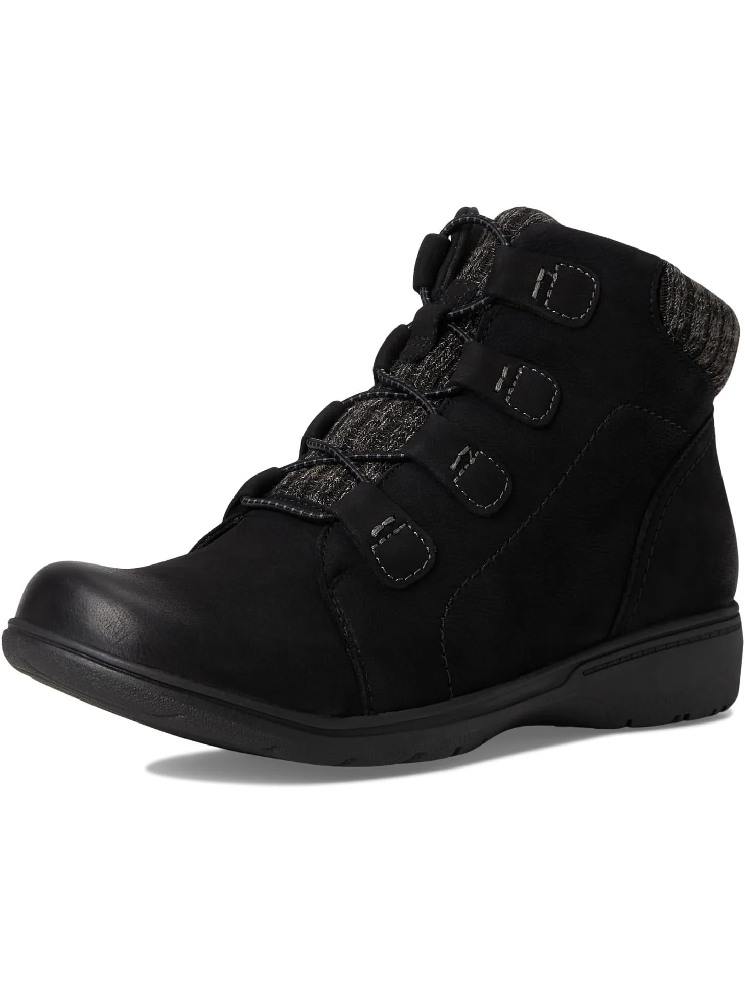 Ботинки женские Clarks Carleigh Jade из нубука комбинированные — изображение 7 из 7, черный