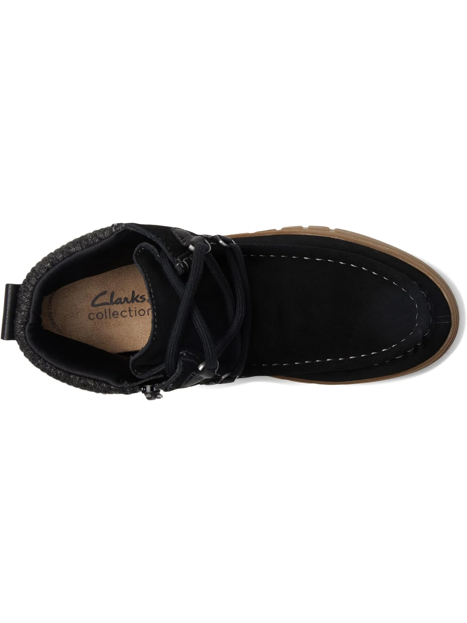 Ботинки женские Clarks Mykah Izzy замшевые — изображение 2 из 7, черный