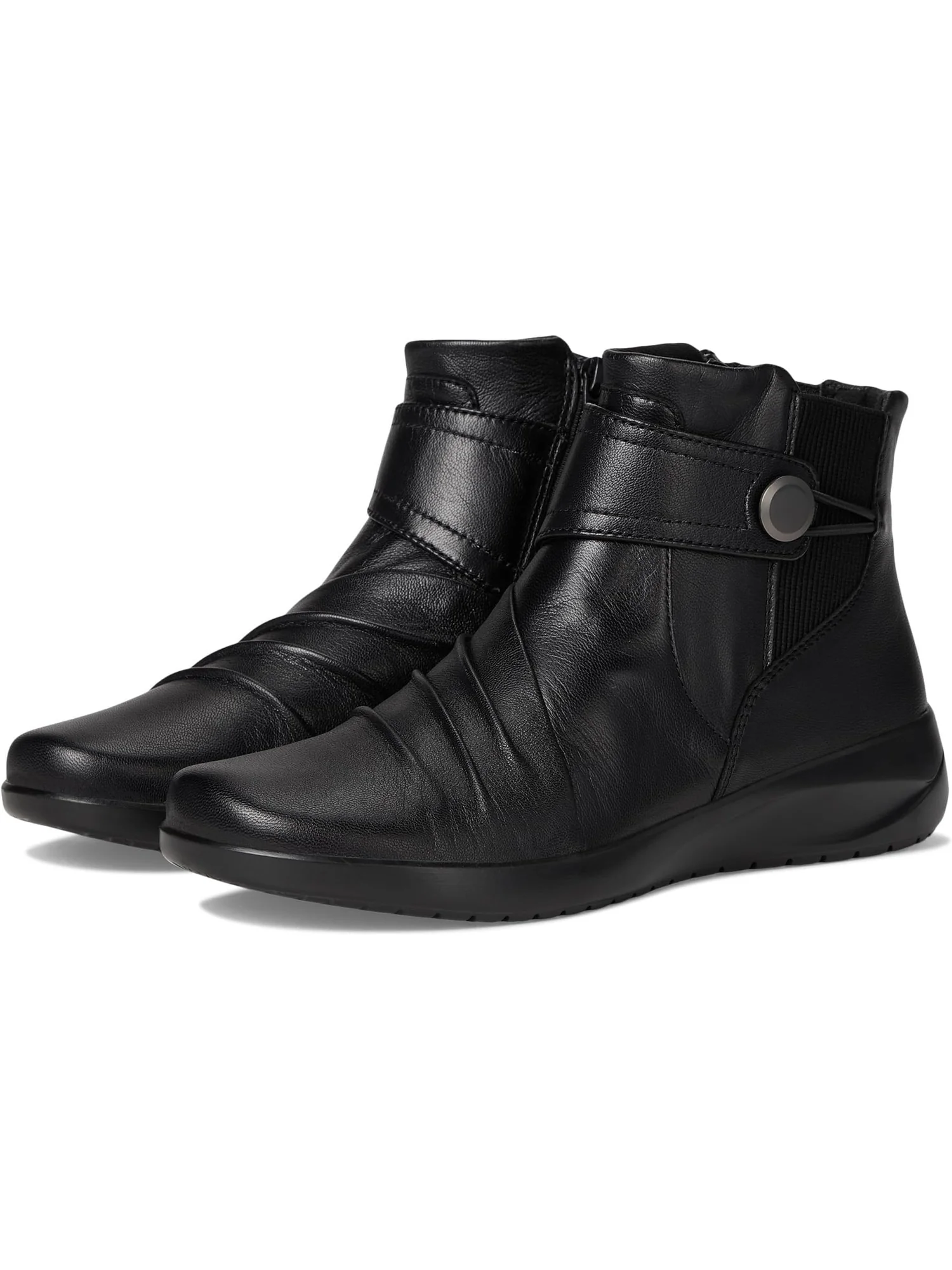 Ботинки женские Clarks Kaetlyn Sara кожаные со сборкой