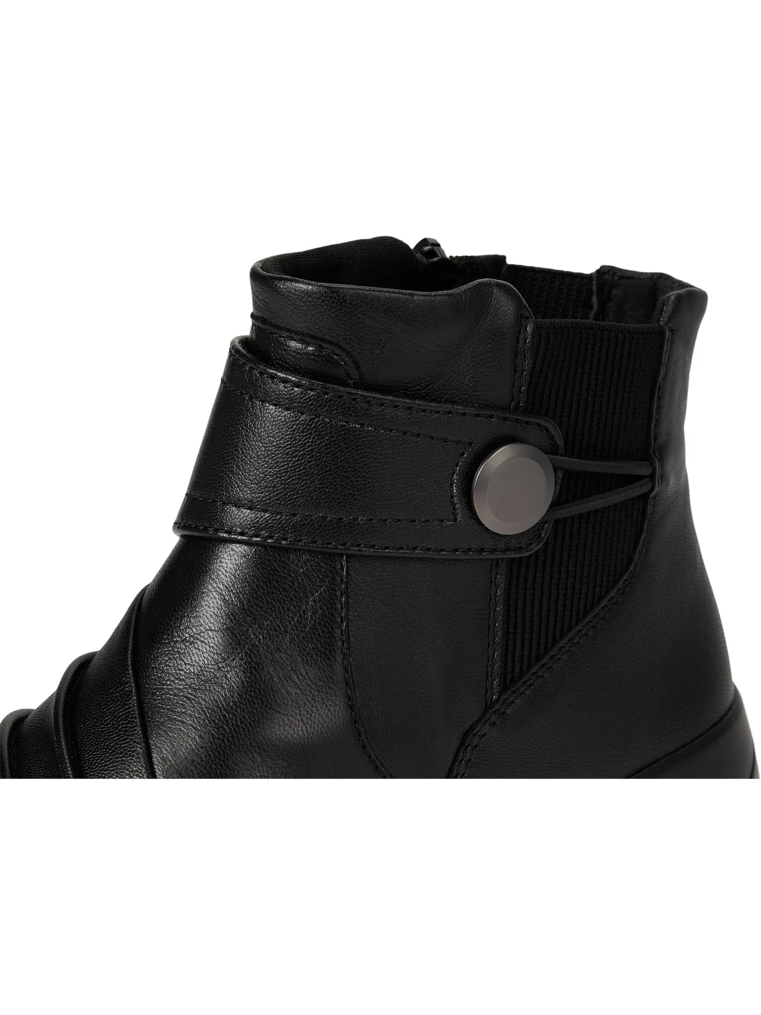 Ботинки женские Clarks Kaetlyn Sara кожаные со сборкой — изображение 6 из 7, черный