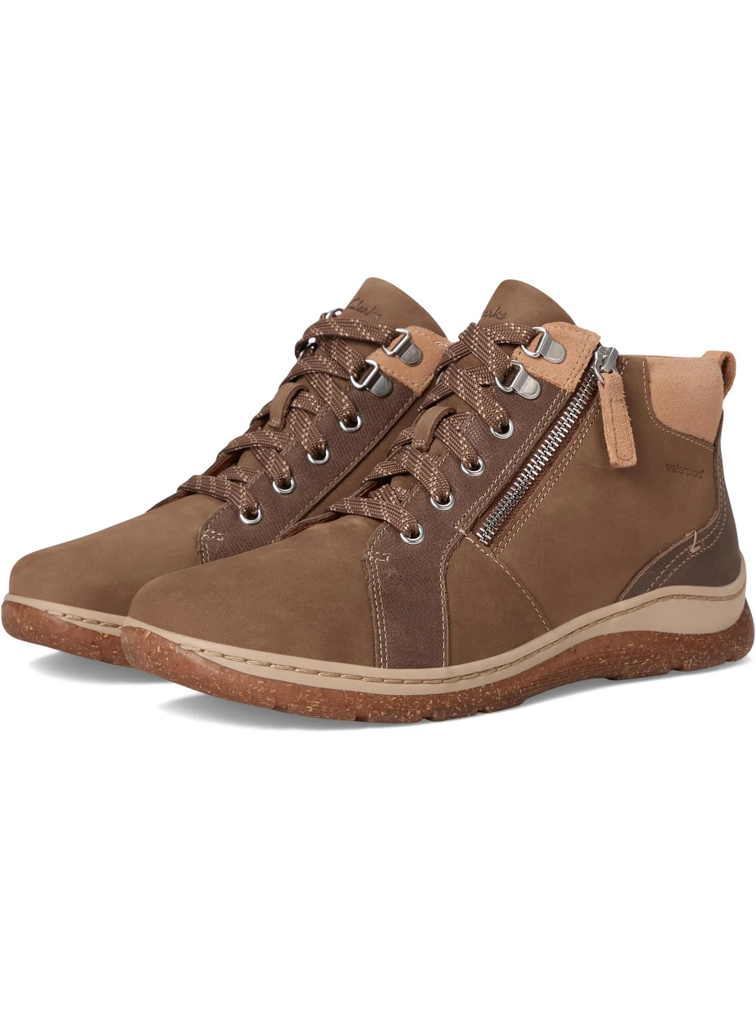 Ботинки женские Clarks Orlene Top водонепроницаемые из нубука