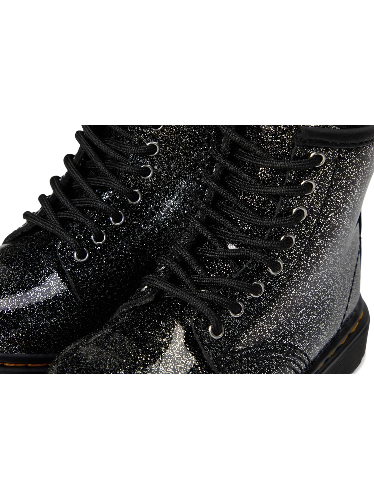 Ботинки Dr. Martens Kid's Collection 1460 I — изображение 6 из 7, черный/серебристый