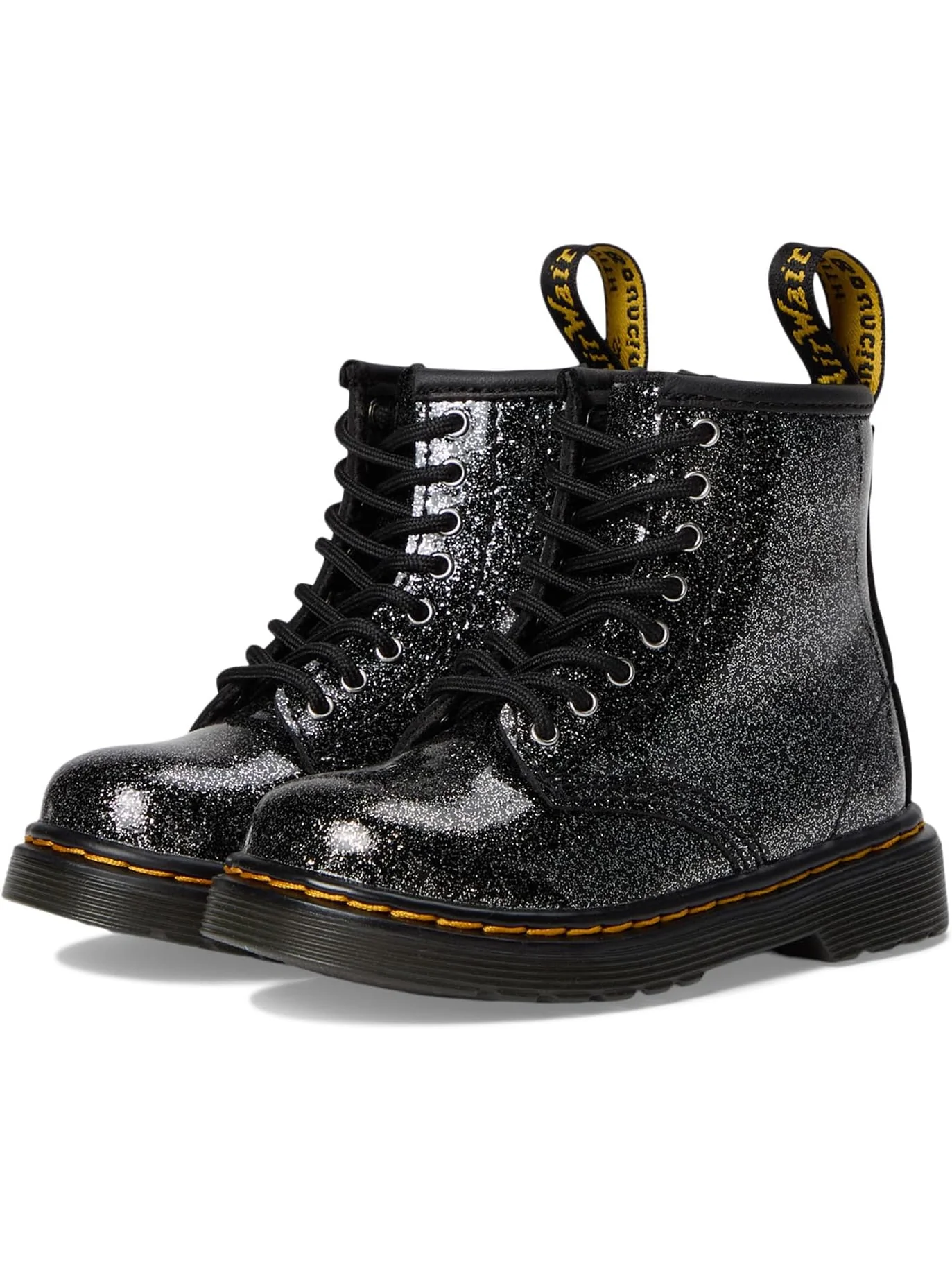 Ботинки Dr. Martens Kid's Collection 1460 T — изображение 1 из 7, черный/серебристый