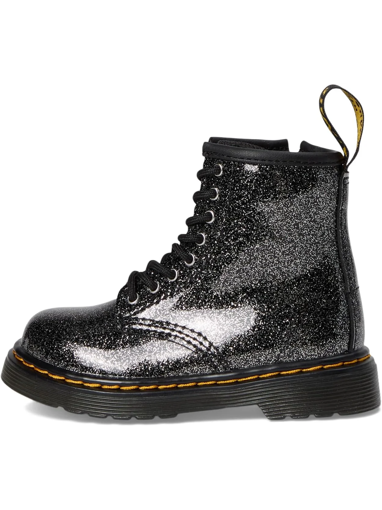 Ботинки Dr. Martens Kid's Collection 1460 T — изображение 4 из 7, черный/серебристый