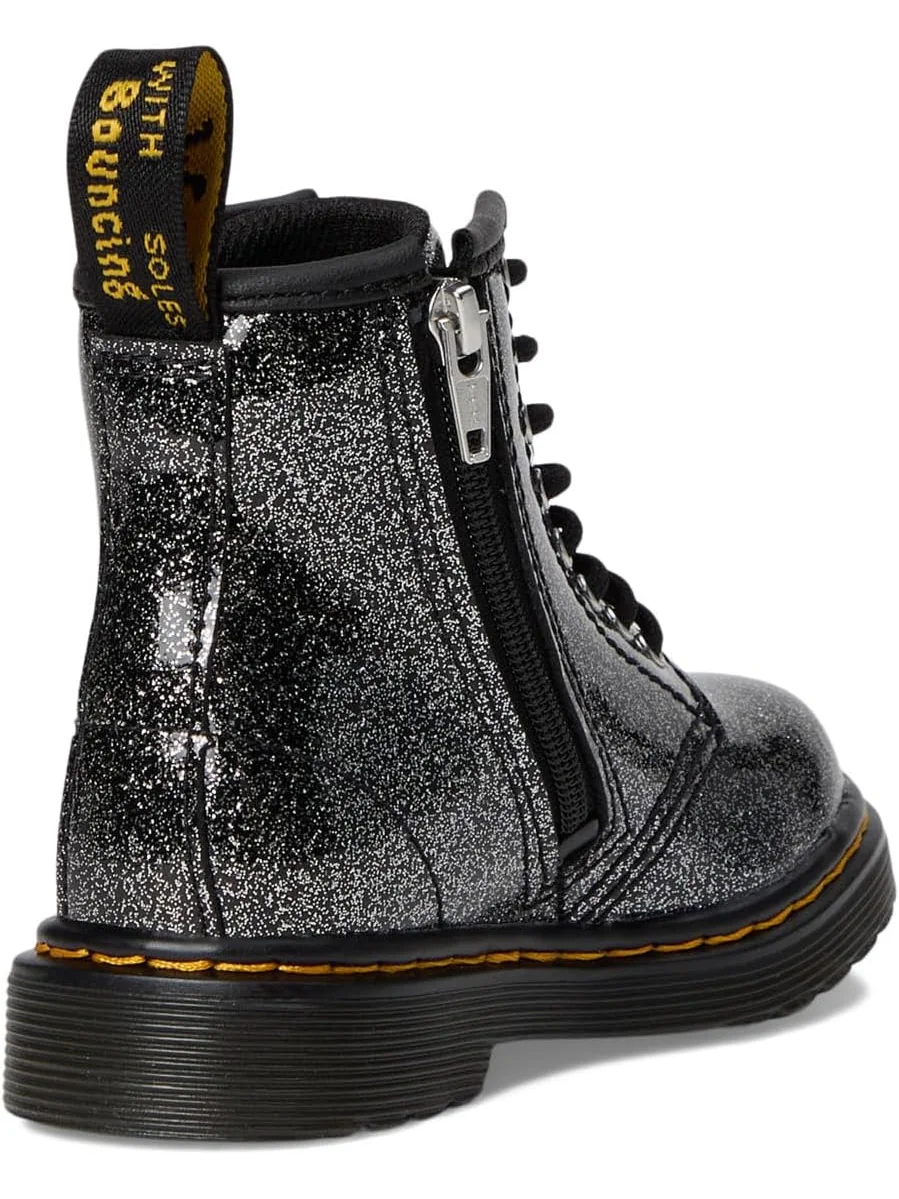 Ботинки Dr. Martens Kid's Collection 1460 T — изображение 5 из 7, черный/серебристый
