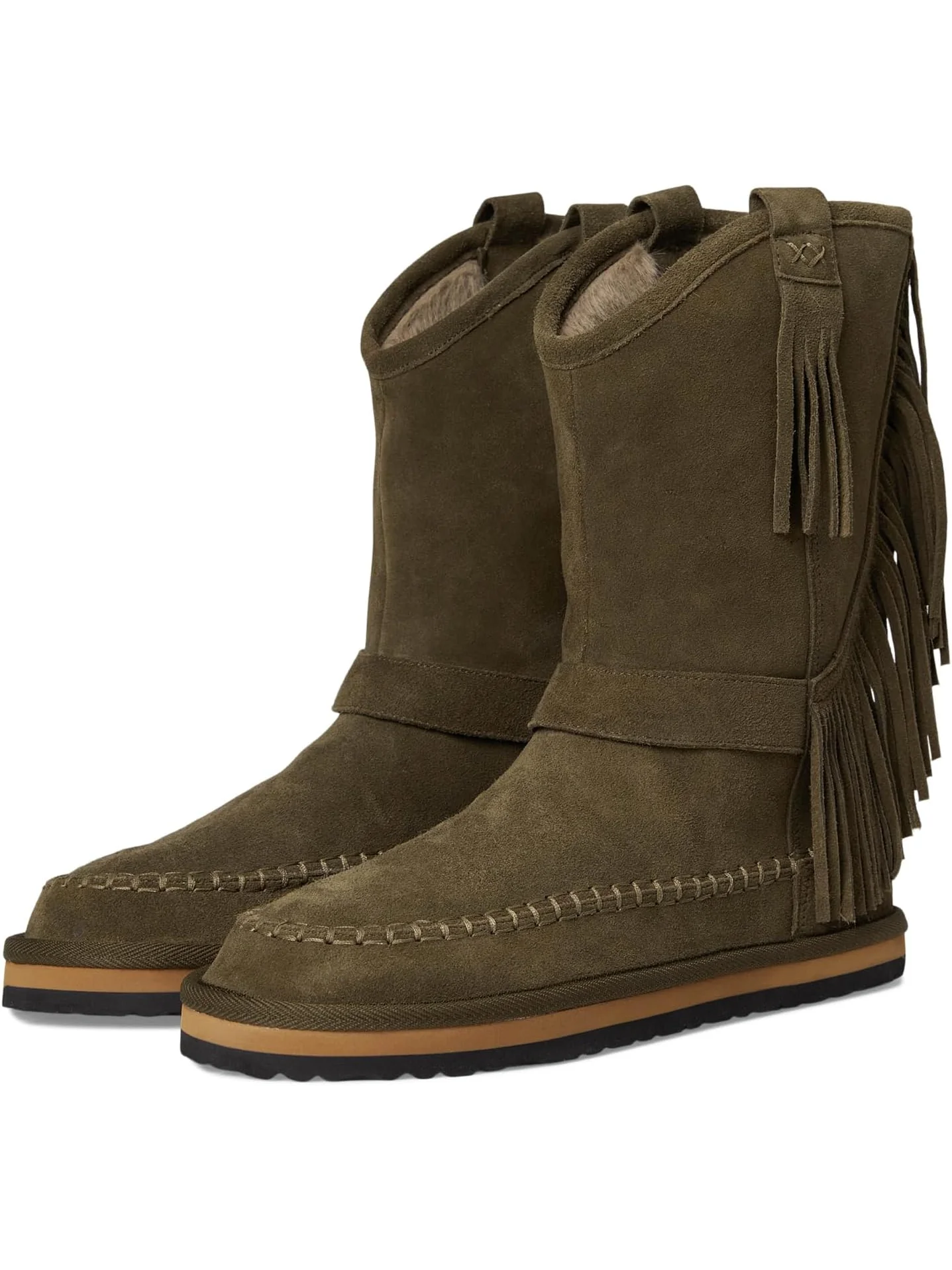 Ботинки Free People Women's Faye Fringe Pull-On Boots
