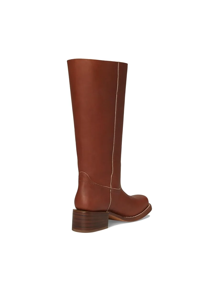Женские ботинки Frye Campus 14L Wide Calf — изображение 5 из 7, седельный