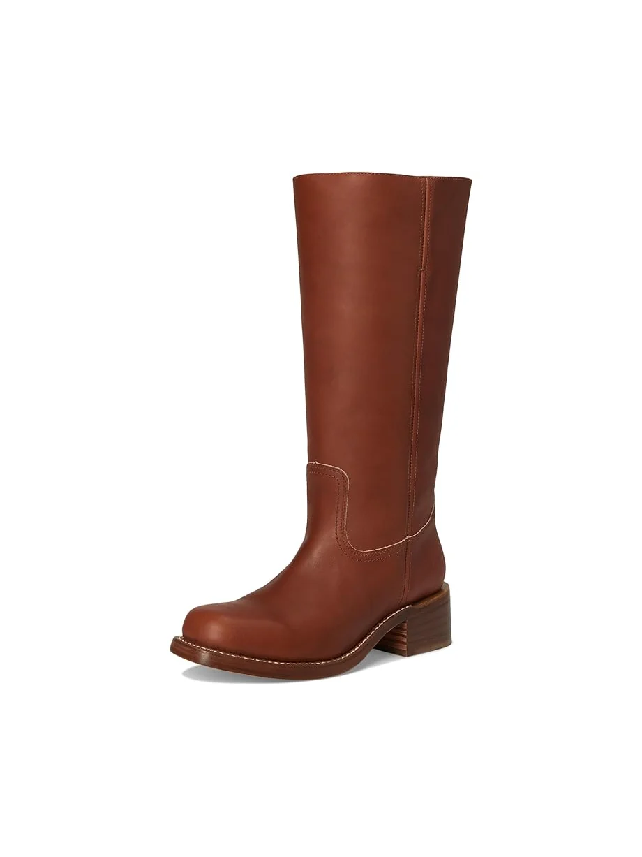 Женские ботинки Frye Campus 14L Wide Calf — изображение 7 из 7, седельный