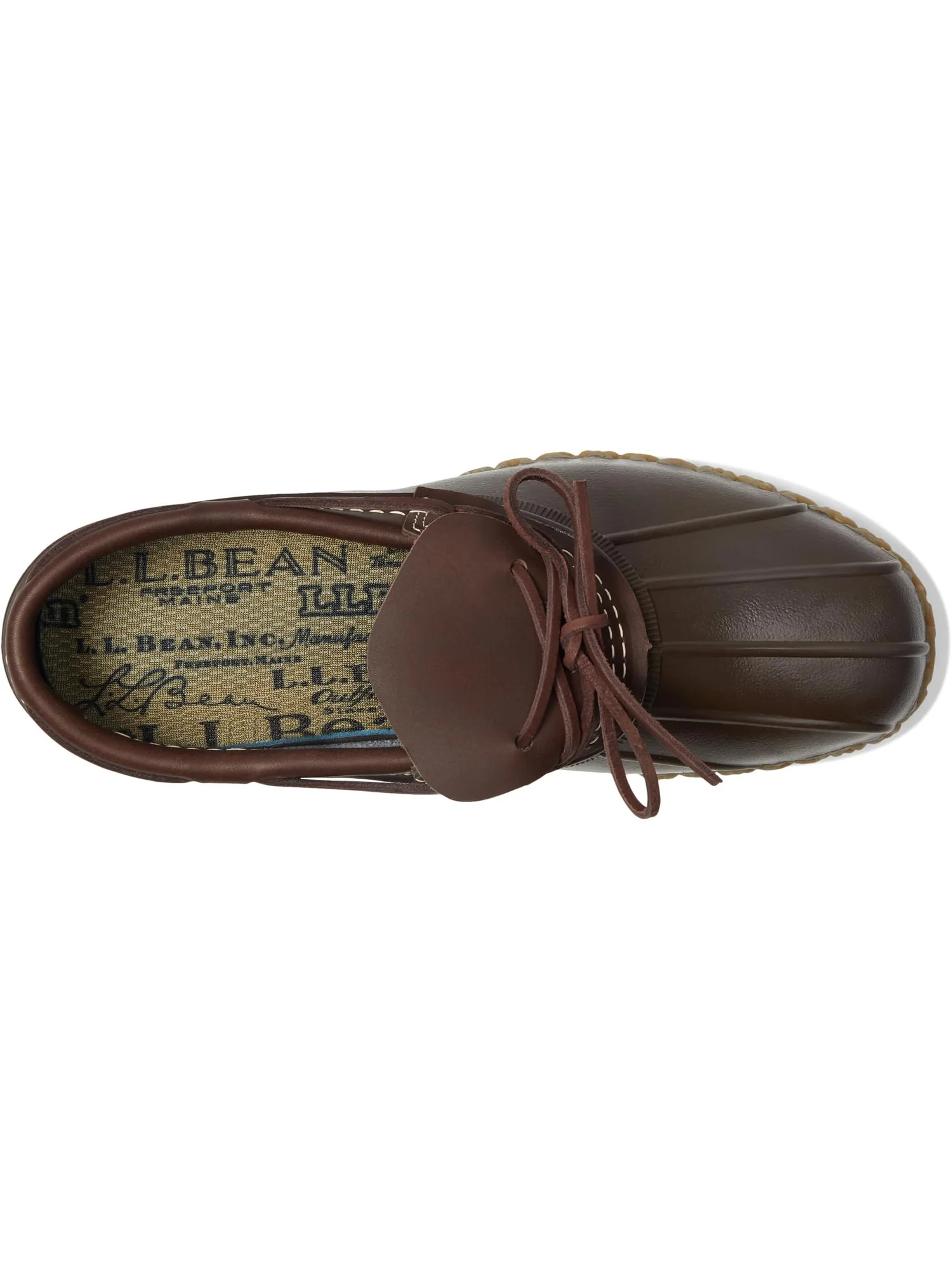 Ботинки L.L.Bean Men's Rubber Moc — изображение 2 из 7, коричневый/бежевый