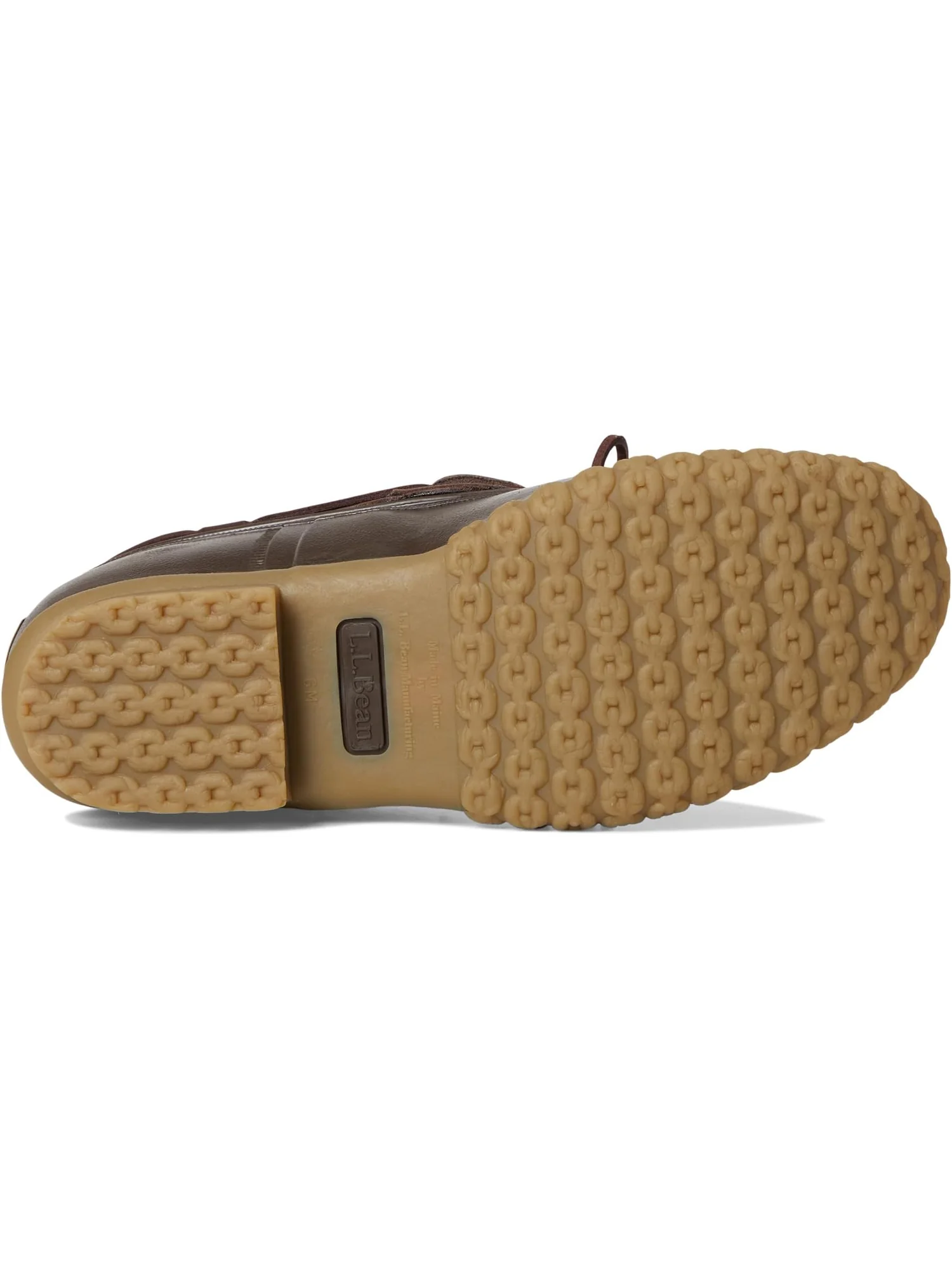 Ботинки L.L.Bean Men's Rubber Moc — изображение 3 из 7, коричневый/бежевый