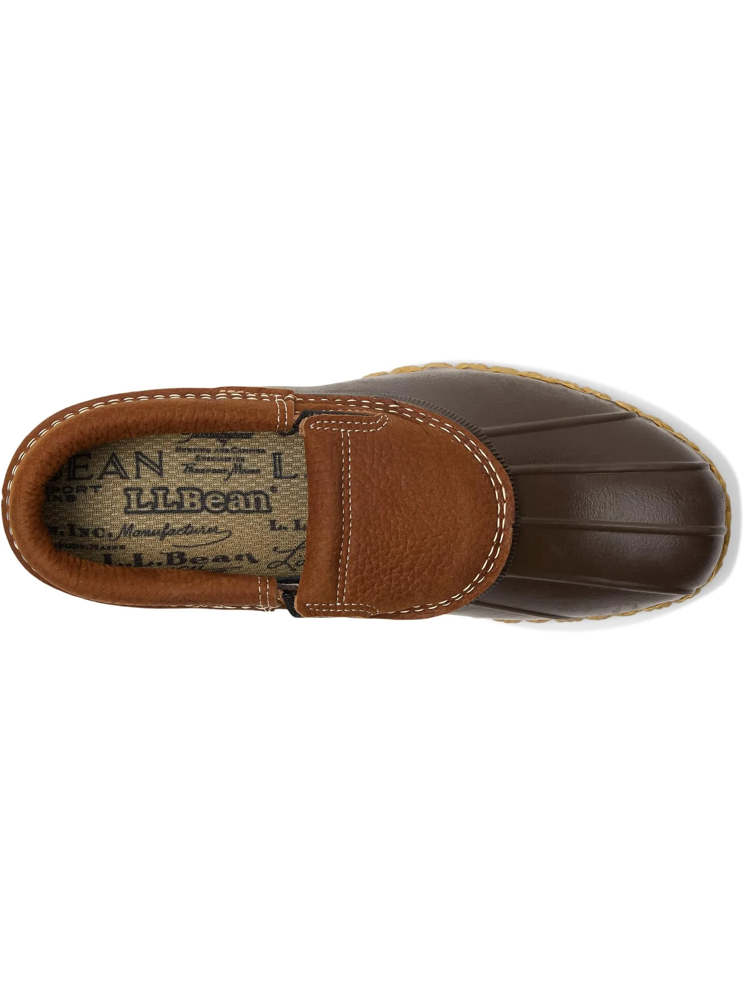 Ботинки L.L.Bean Rubber Moc Slip-On — изображение 2 из 7, коричневый