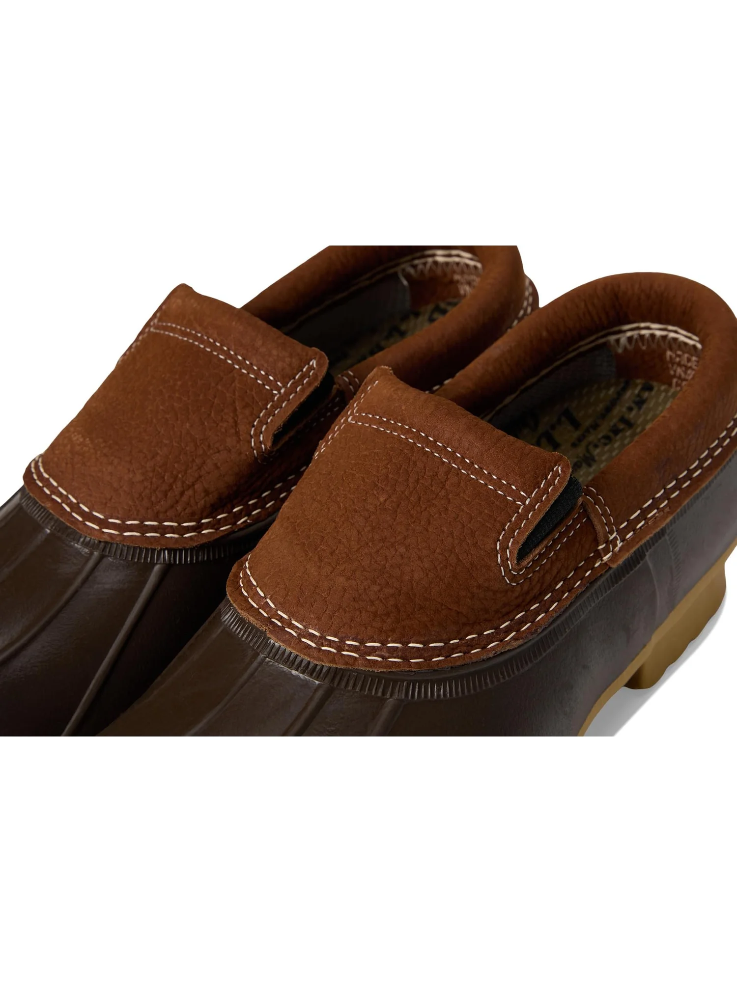 Ботинки L.L.Bean Rubber Moc Slip-On — изображение 6 из 7, коричневый