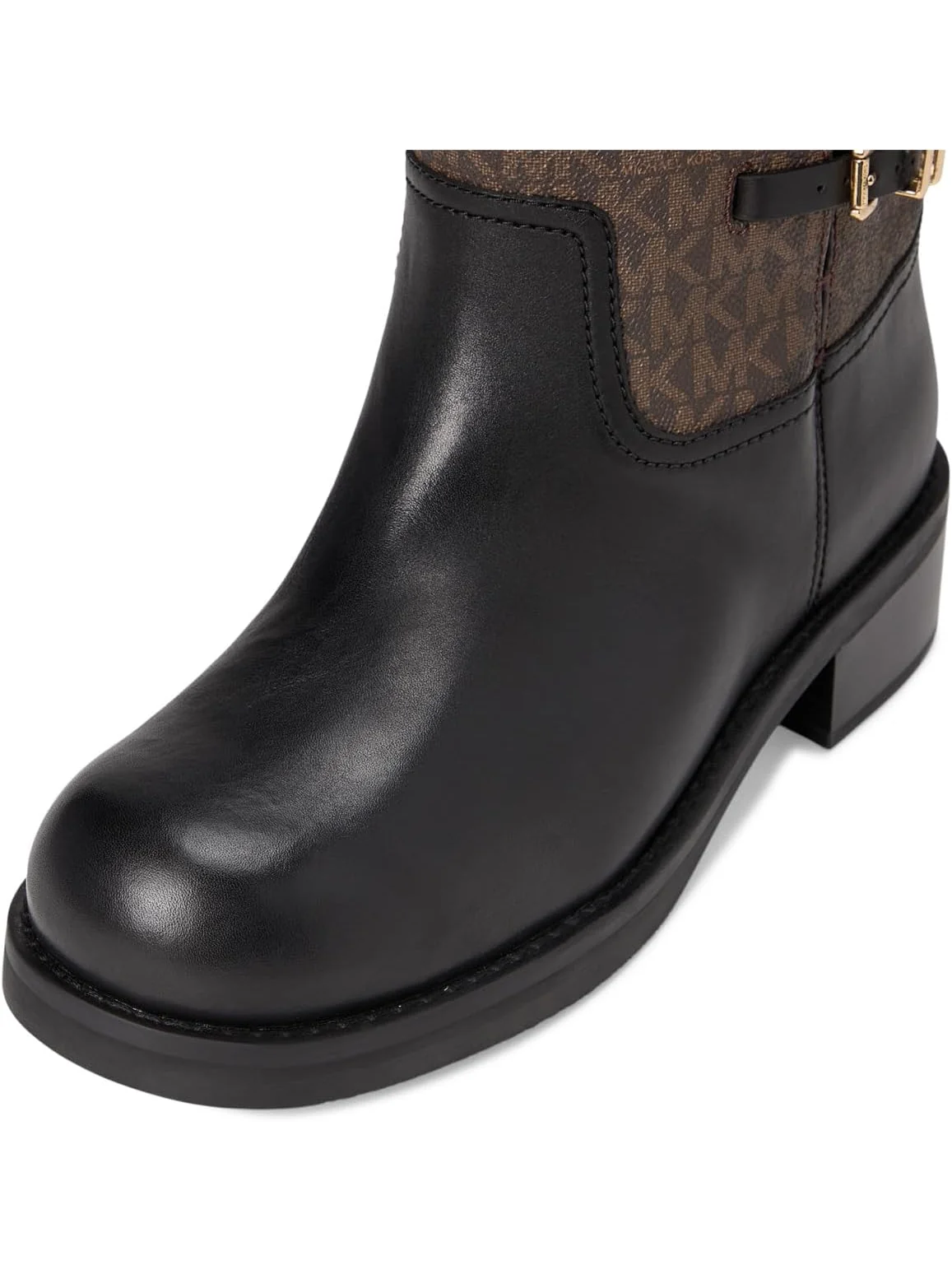 Ботинки MICHAEL Michael Kors Darrington Flat Bootie — изображение 2 из 7, коричневый/черный