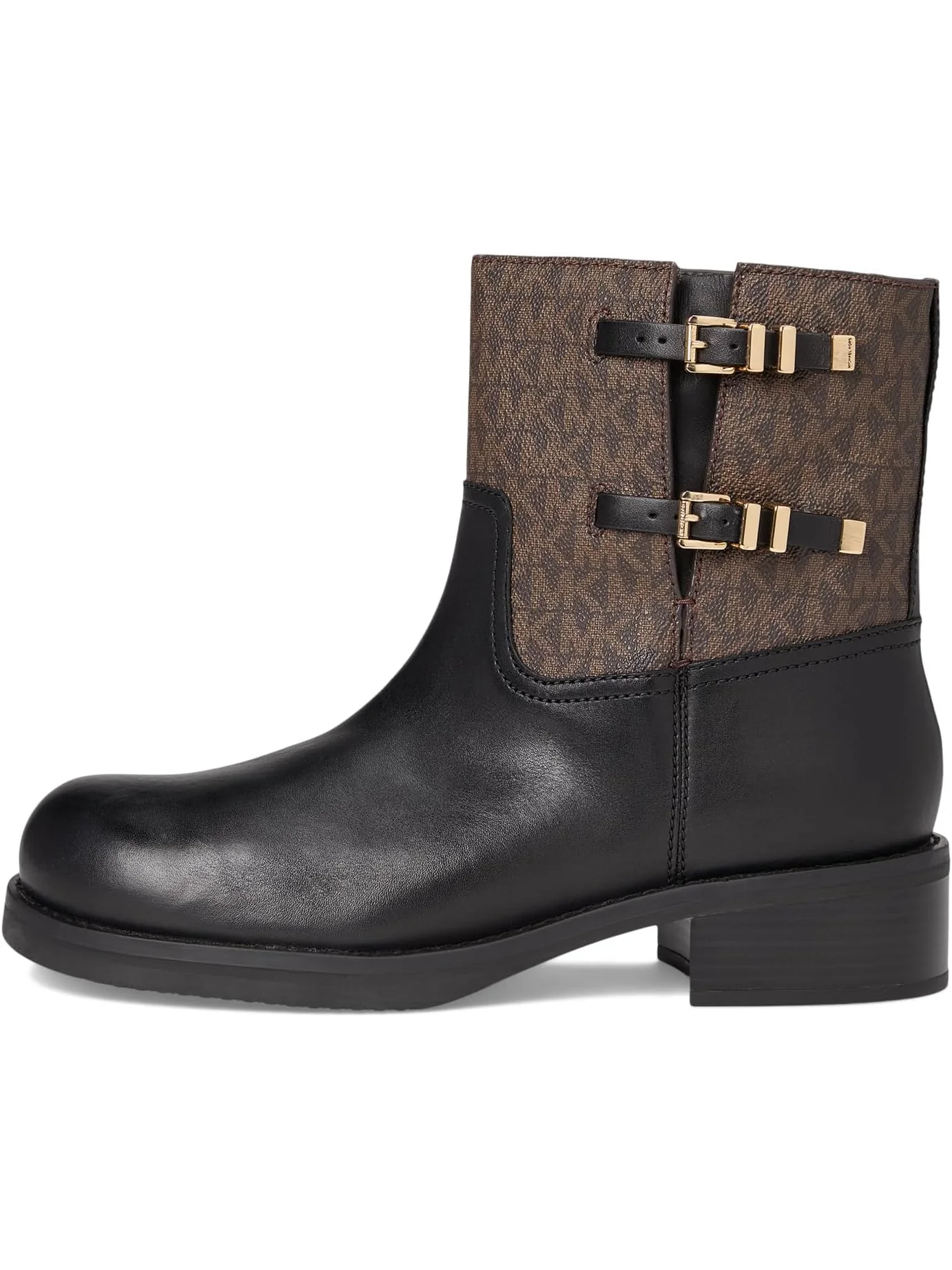 Ботинки MICHAEL Michael Kors Darrington Flat Bootie — изображение 4 из 7, коричневый/черный