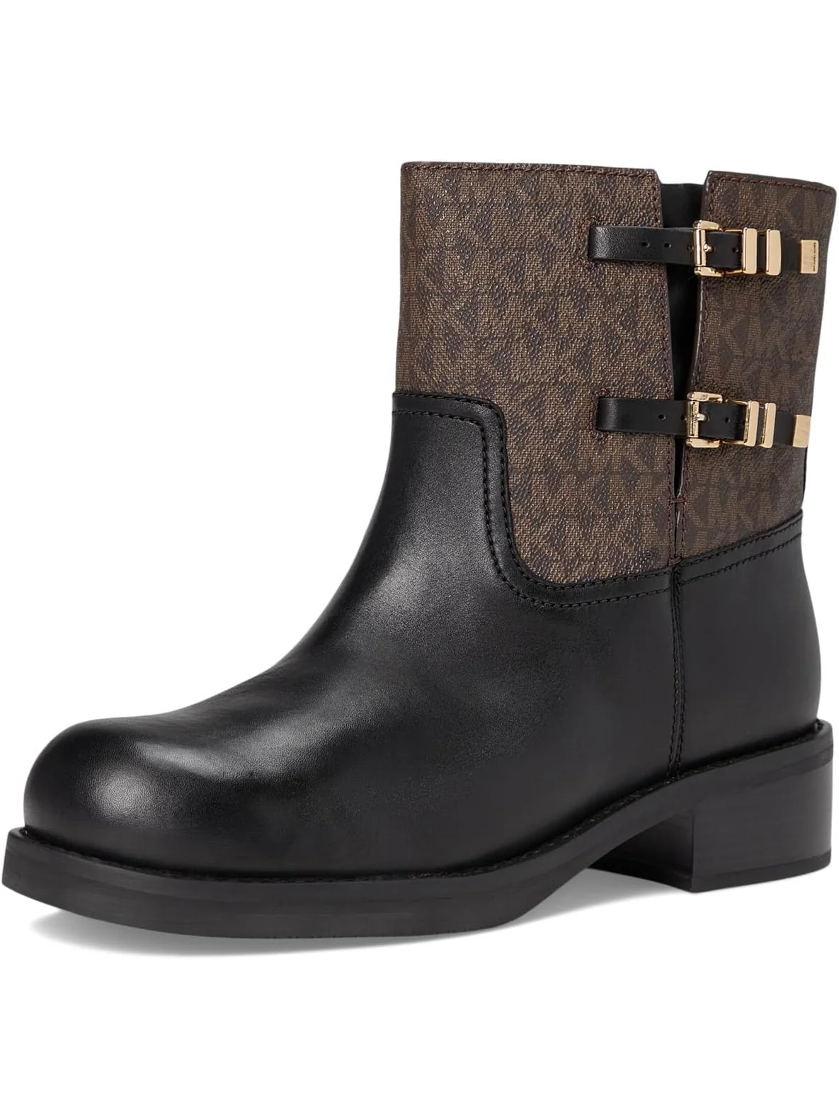 Ботинки MICHAEL Michael Kors Darrington Flat Bootie — изображение 7 из 7, коричневый/черный