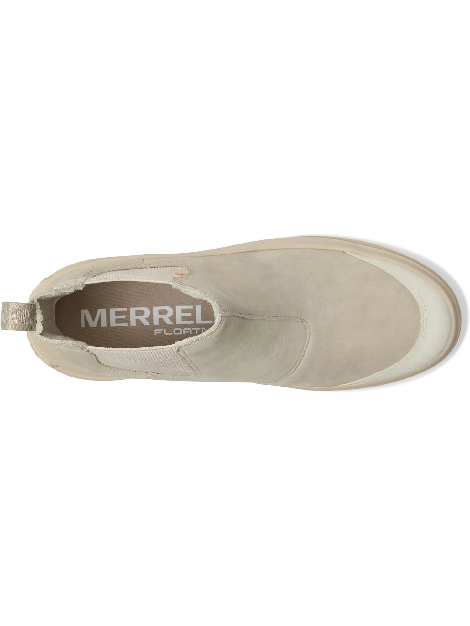 Ботинки женские челси Merrell Harper Pull-On из водонепроницаемой кожи — изображение 2 из 7, бежевый