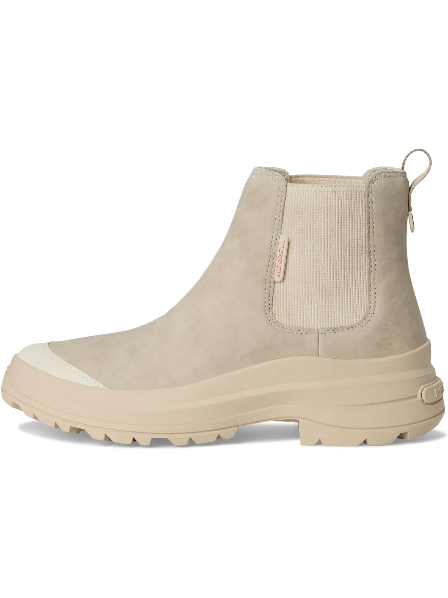 Ботинки женские челси Merrell Harper Pull-On из водонепроницаемой кожи — изображение 4 из 7, бежевый