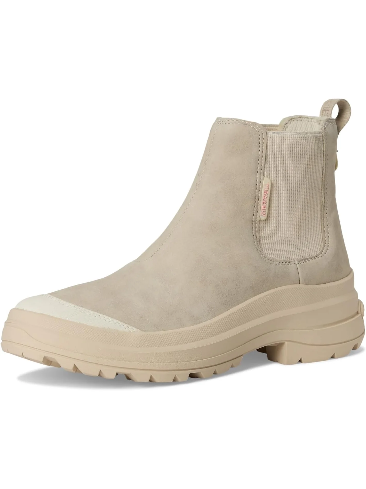 Ботинки женские челси Merrell Harper Pull-On из водонепроницаемой кожи — изображение 7 из 7, бежевый