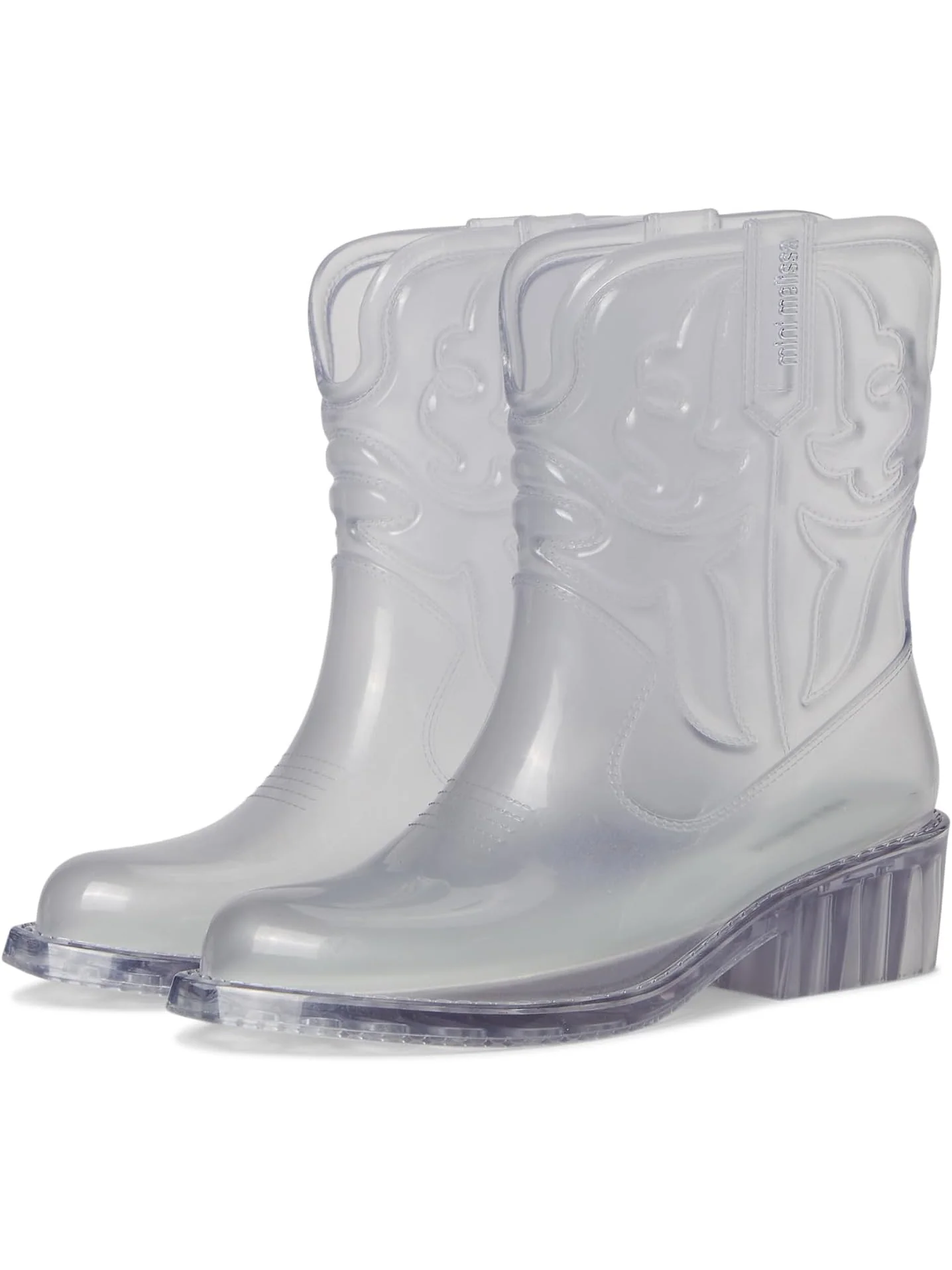 Ботинки Mini Melissa Texas Boots — изображение 1 из 7, прозрачный