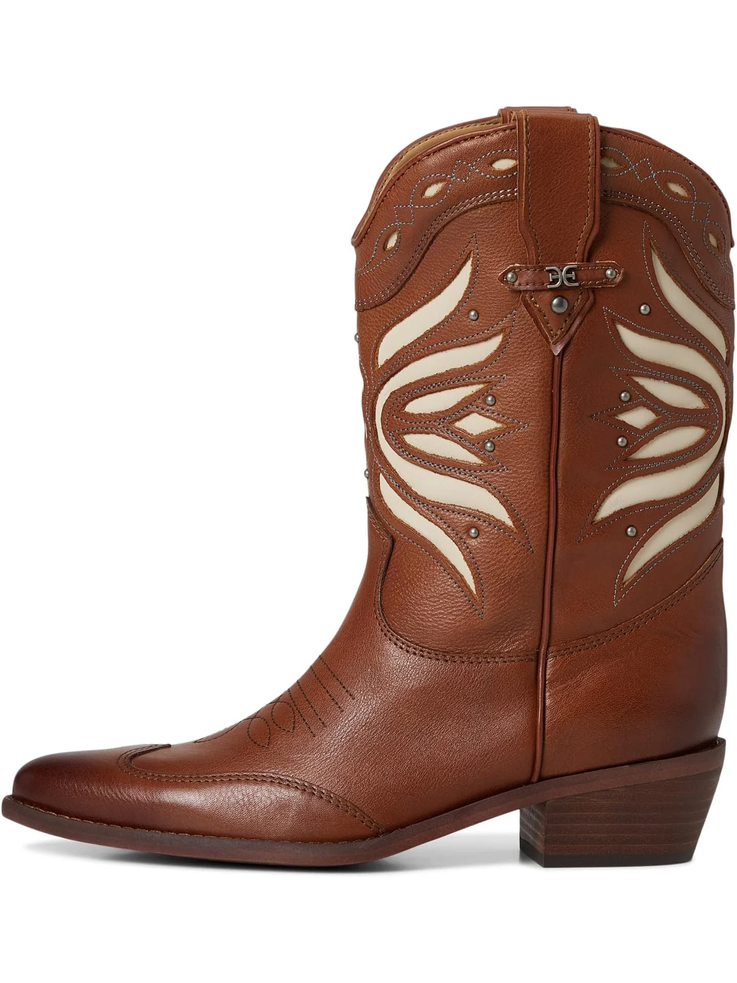 Ботинки Sam Edelman Rylin — изображение 4 из 7, коричневый/кремовый