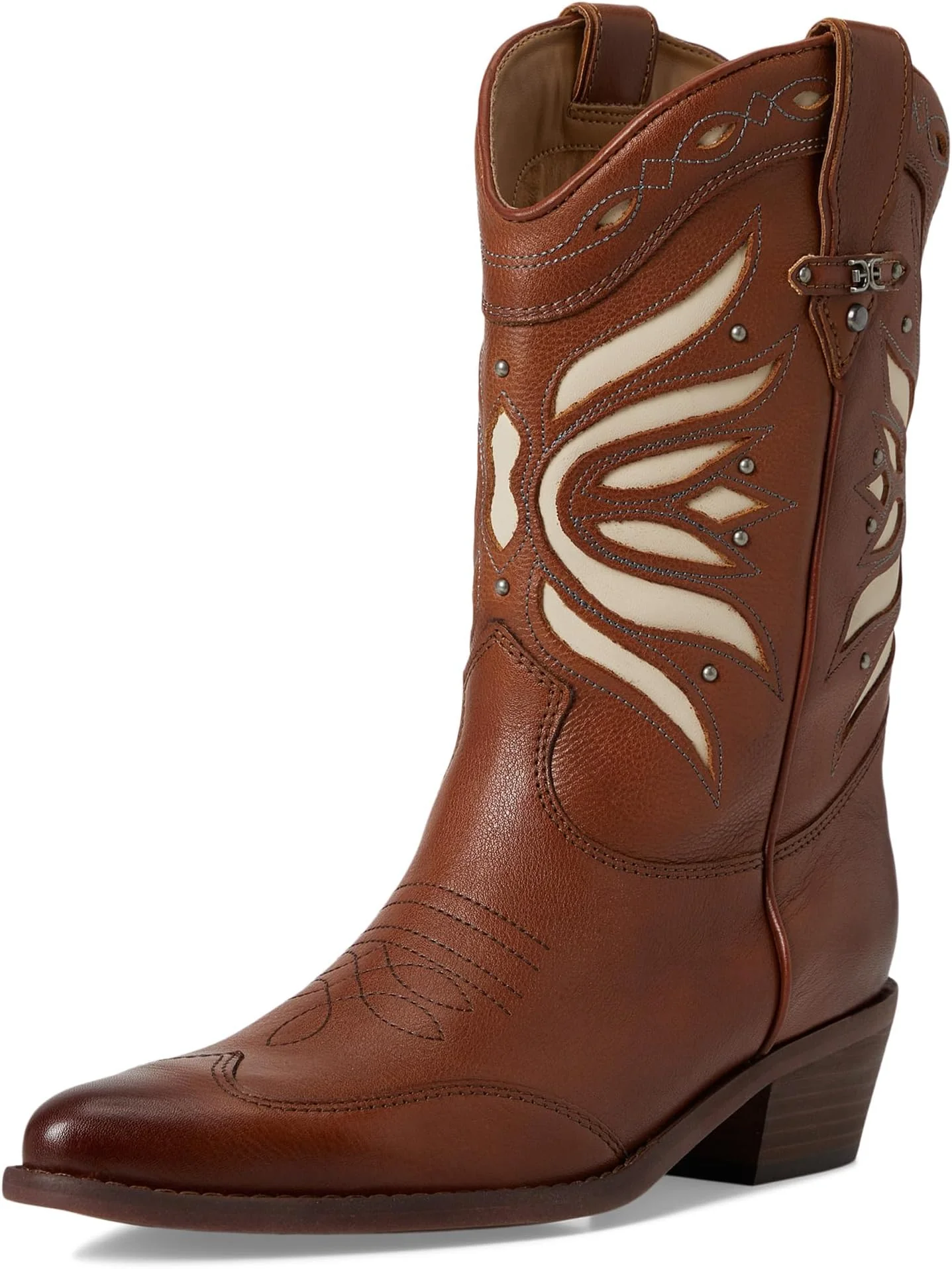 Ботинки Sam Edelman Rylin — изображение 7 из 7, коричневый/кремовый