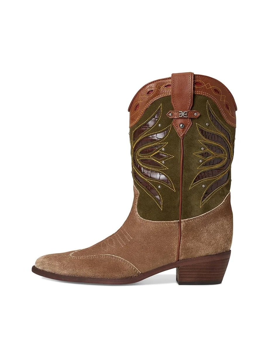 Женские ботинки Sam Edelman Rylin — изображение 4 из 7, светлый/оливковый