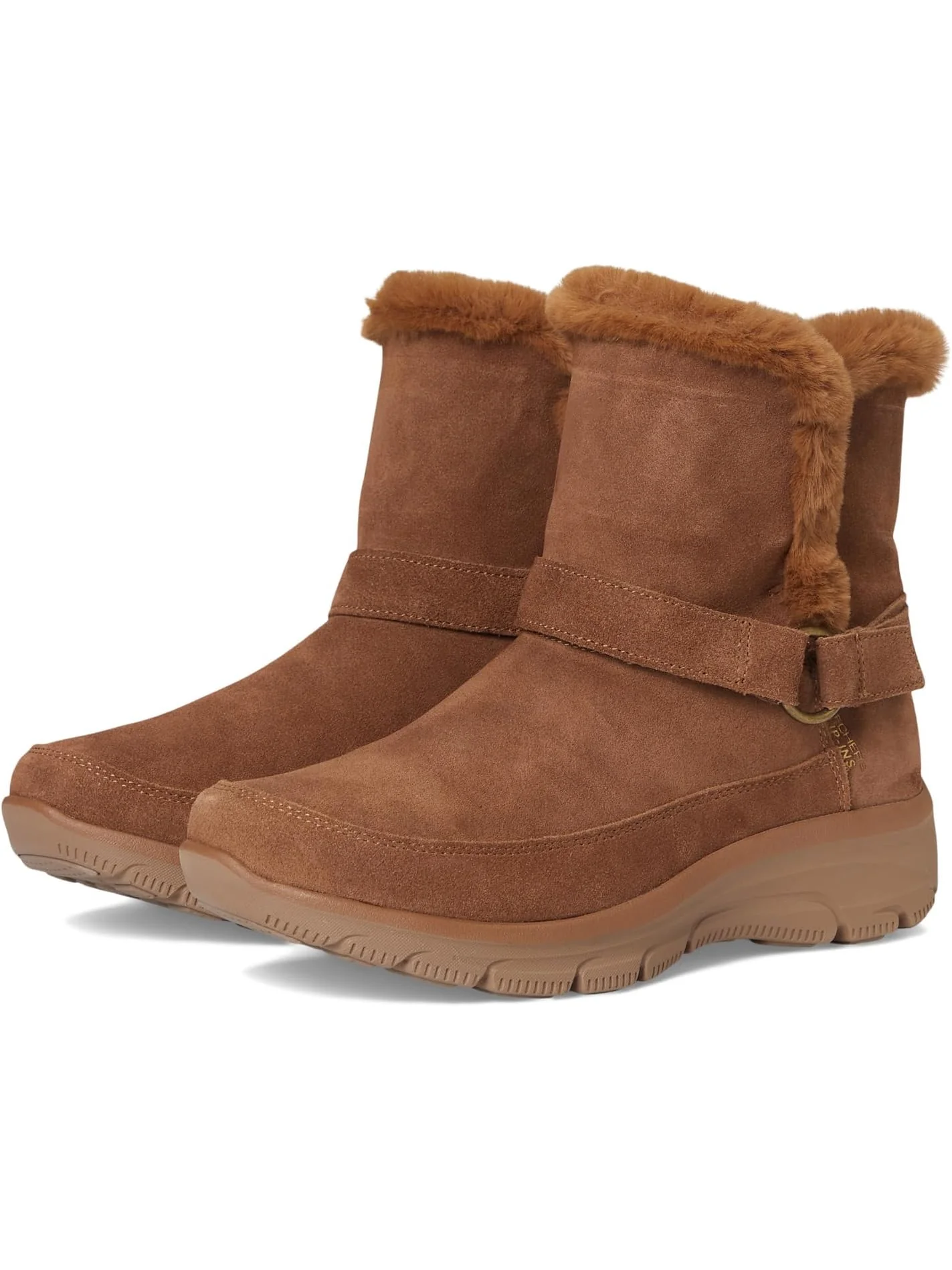 Ботинки SKECHERS Women's Easy Going - Dreamers Luxe Vibe Hands Free Slip-ins — изображение 1 из 7, орех