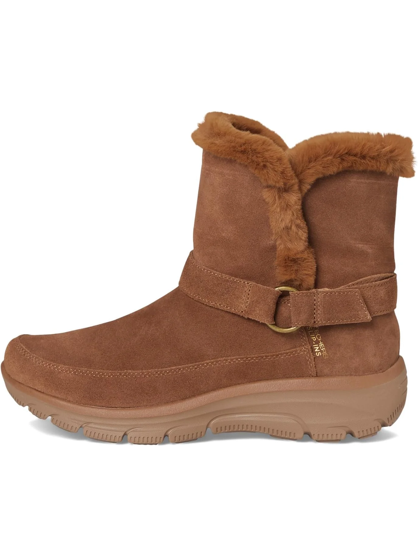 Ботинки SKECHERS Women's Easy Going - Dreamers Luxe Vibe Hands Free Slip-ins — изображение 4 из 7, орех