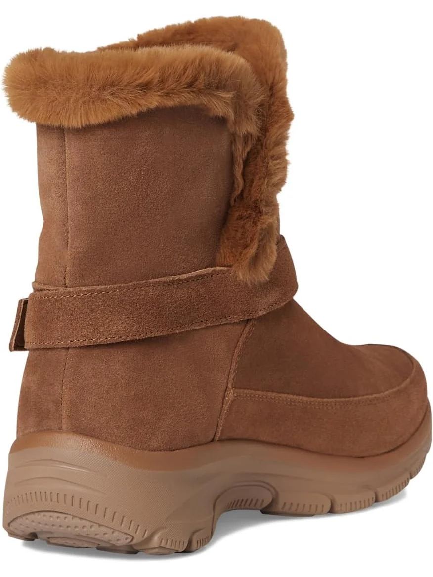Ботинки SKECHERS Women's Easy Going - Dreamers Luxe Vibe Hands Free Slip-ins — изображение 5 из 7, орех