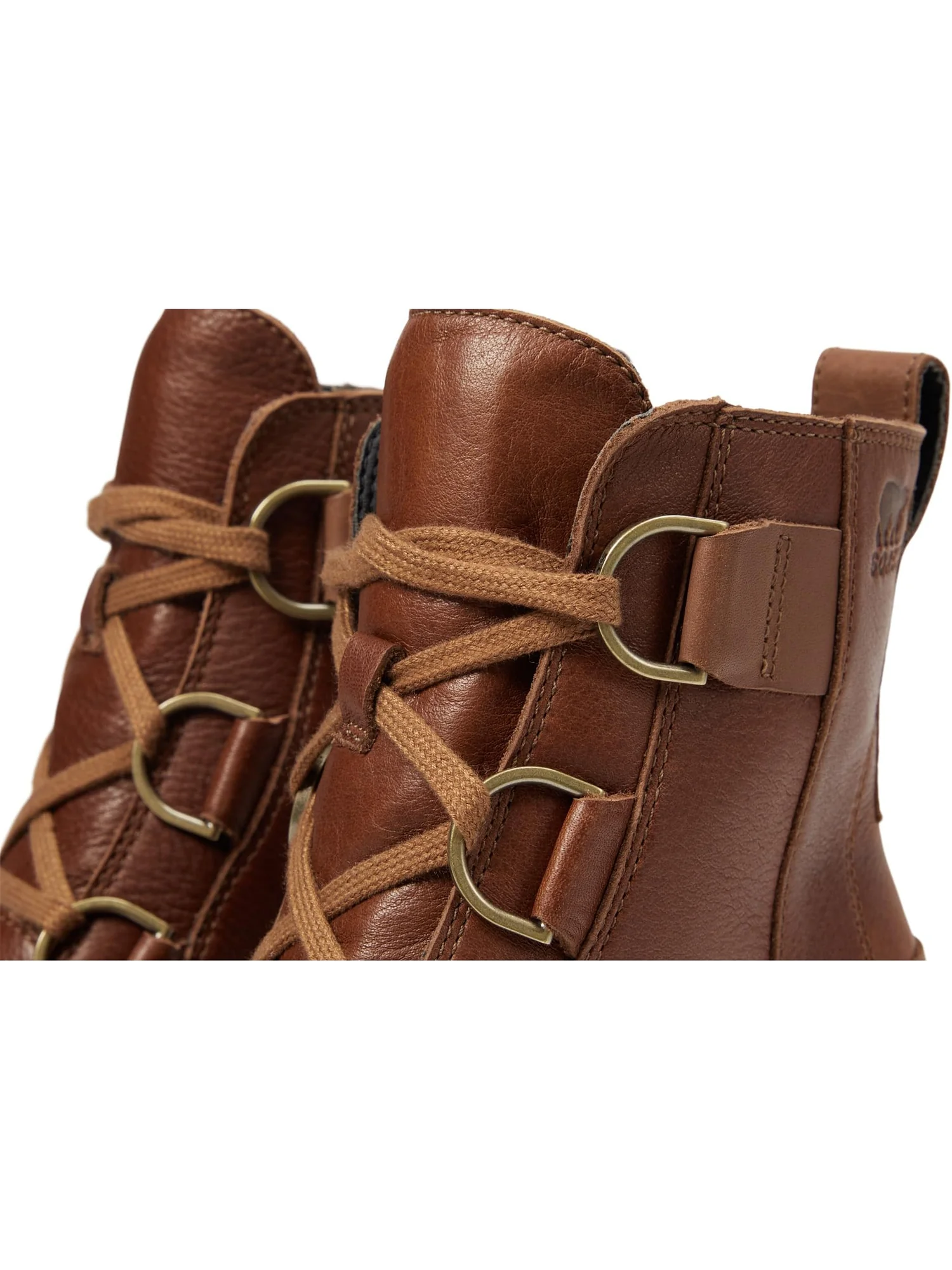 Ботинки женские SOREL Joan Now кожаные на блочном каблуке — изображение 6 из 6, коричневый