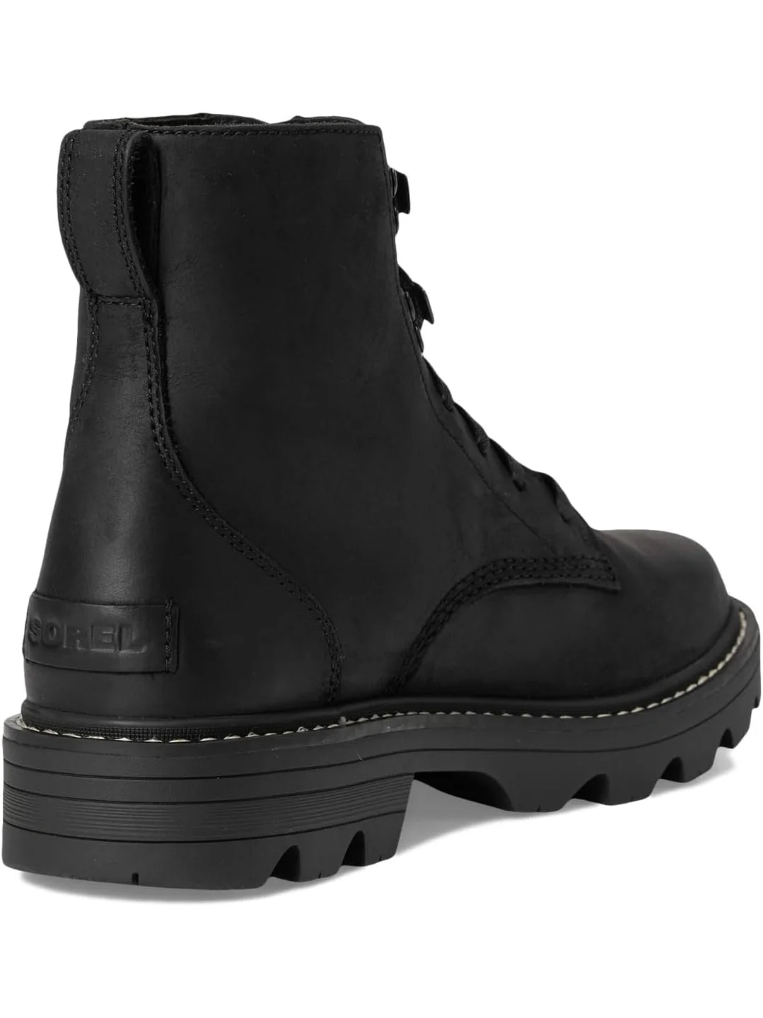 Ботинки женские SOREL Revel Rd Boots Lace из кожи водонепроницаемые — изображение 5 из 7, черный