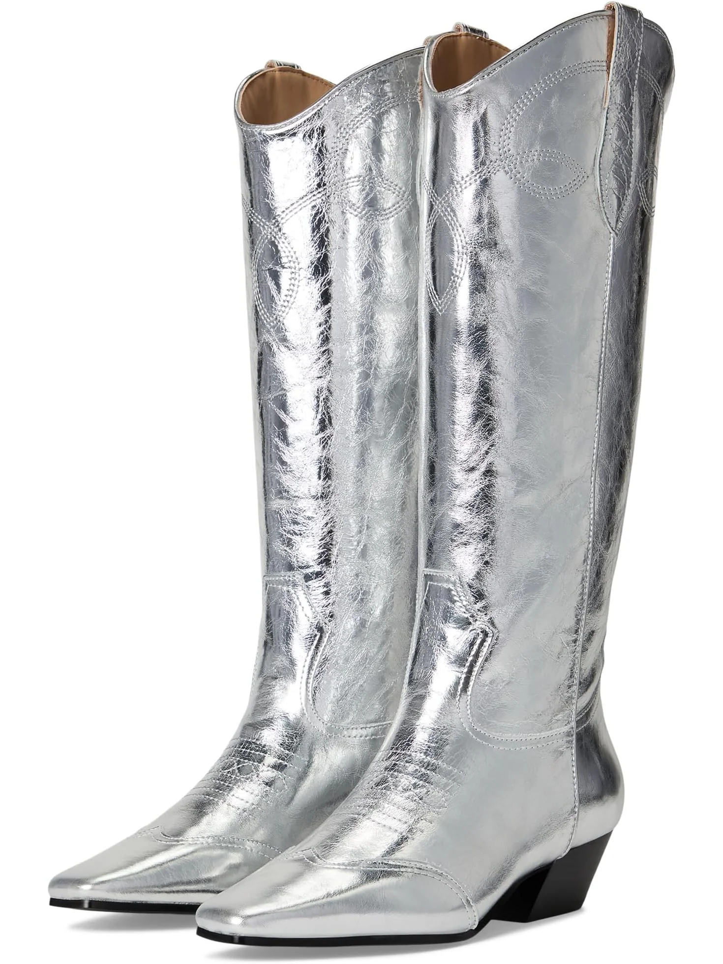 Женские сапоги Steve Madden Dollie в ковбойском стиле кожаные