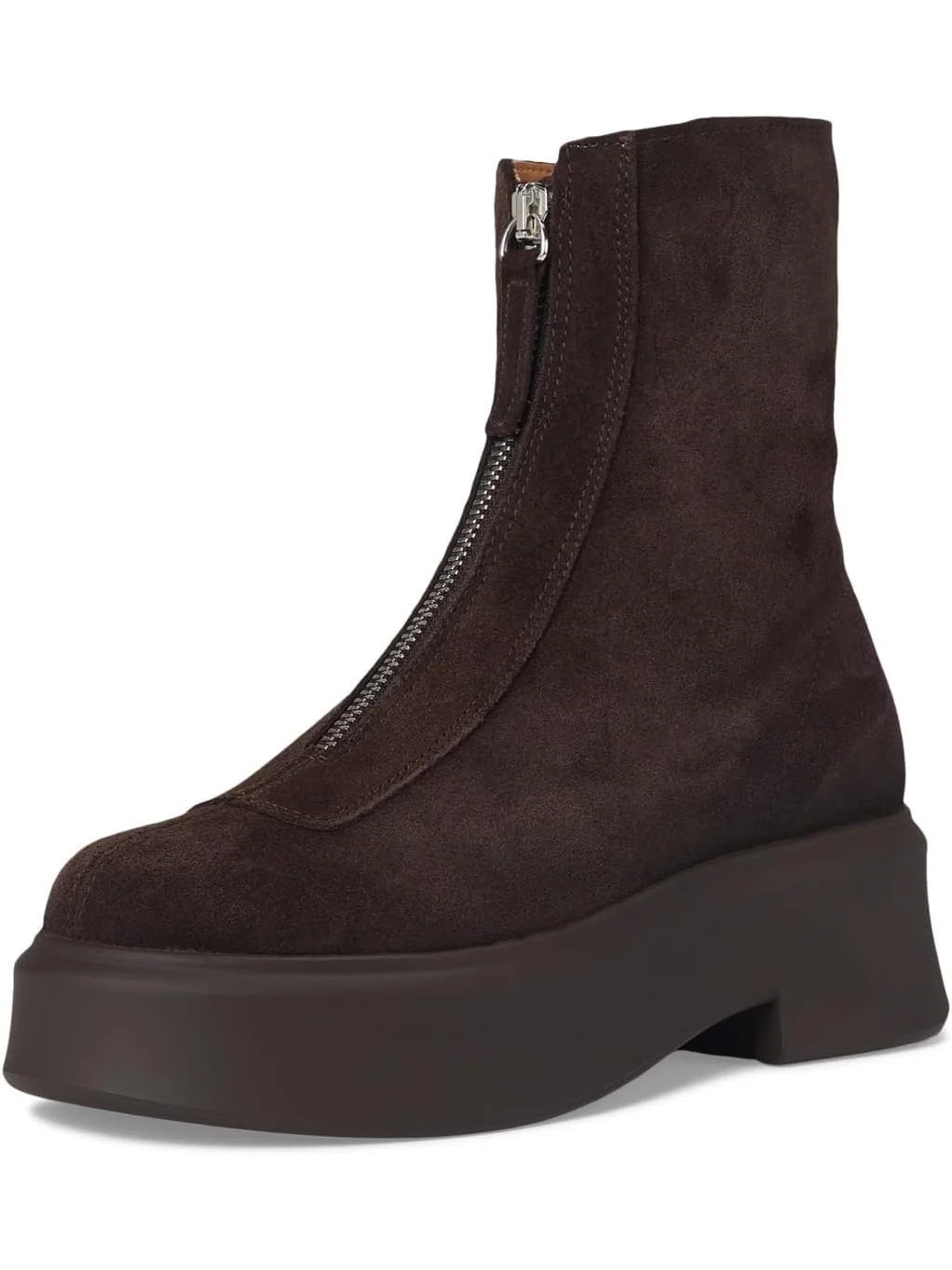 Женские ботинки Steve Madden Jones замшевые на платформе — изображение 7 из 7, коричневый