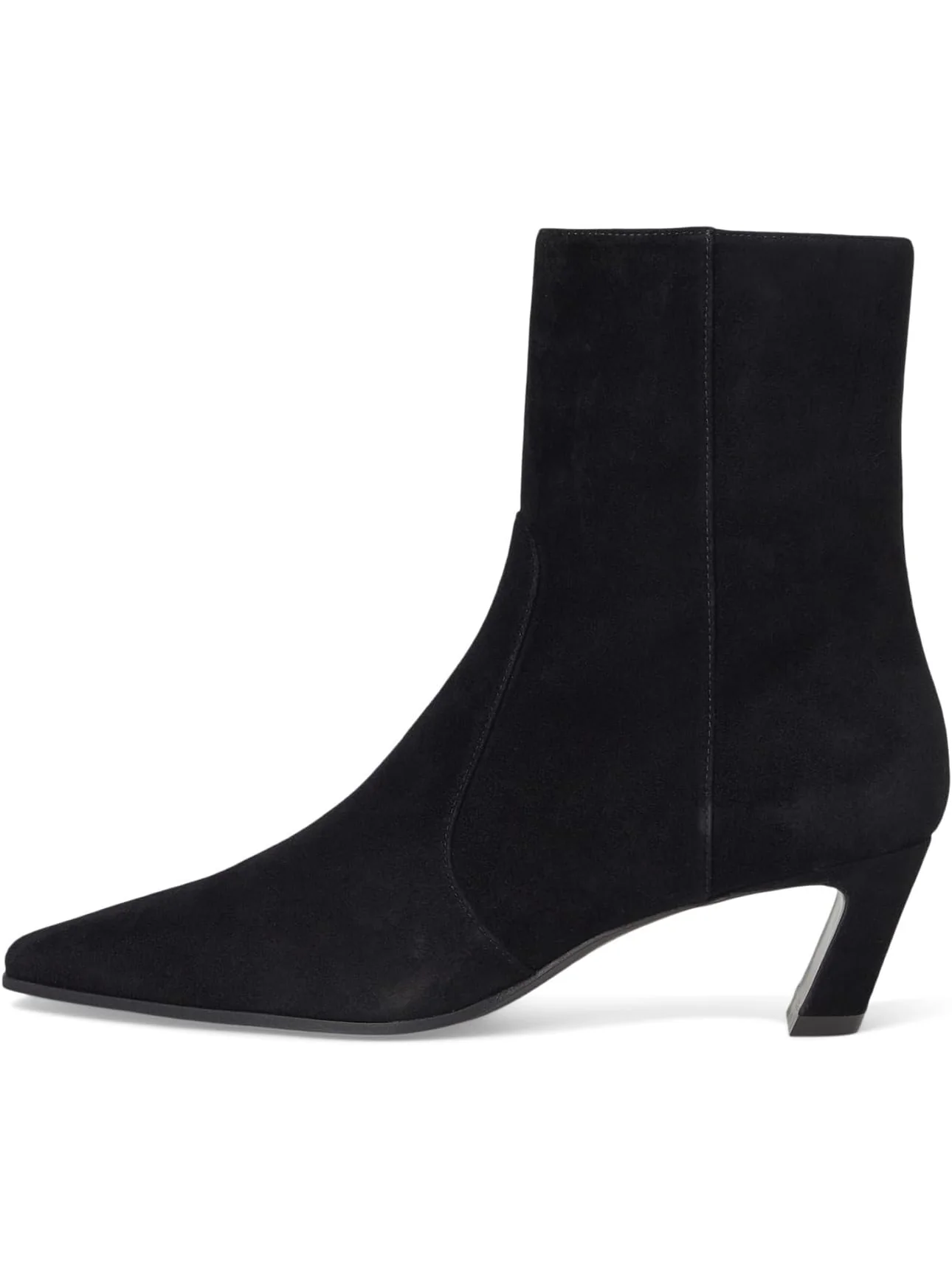 Ботинки Stuart Weitzman Stassi Zip Bootie 50 — изображение 4 из 7, черный