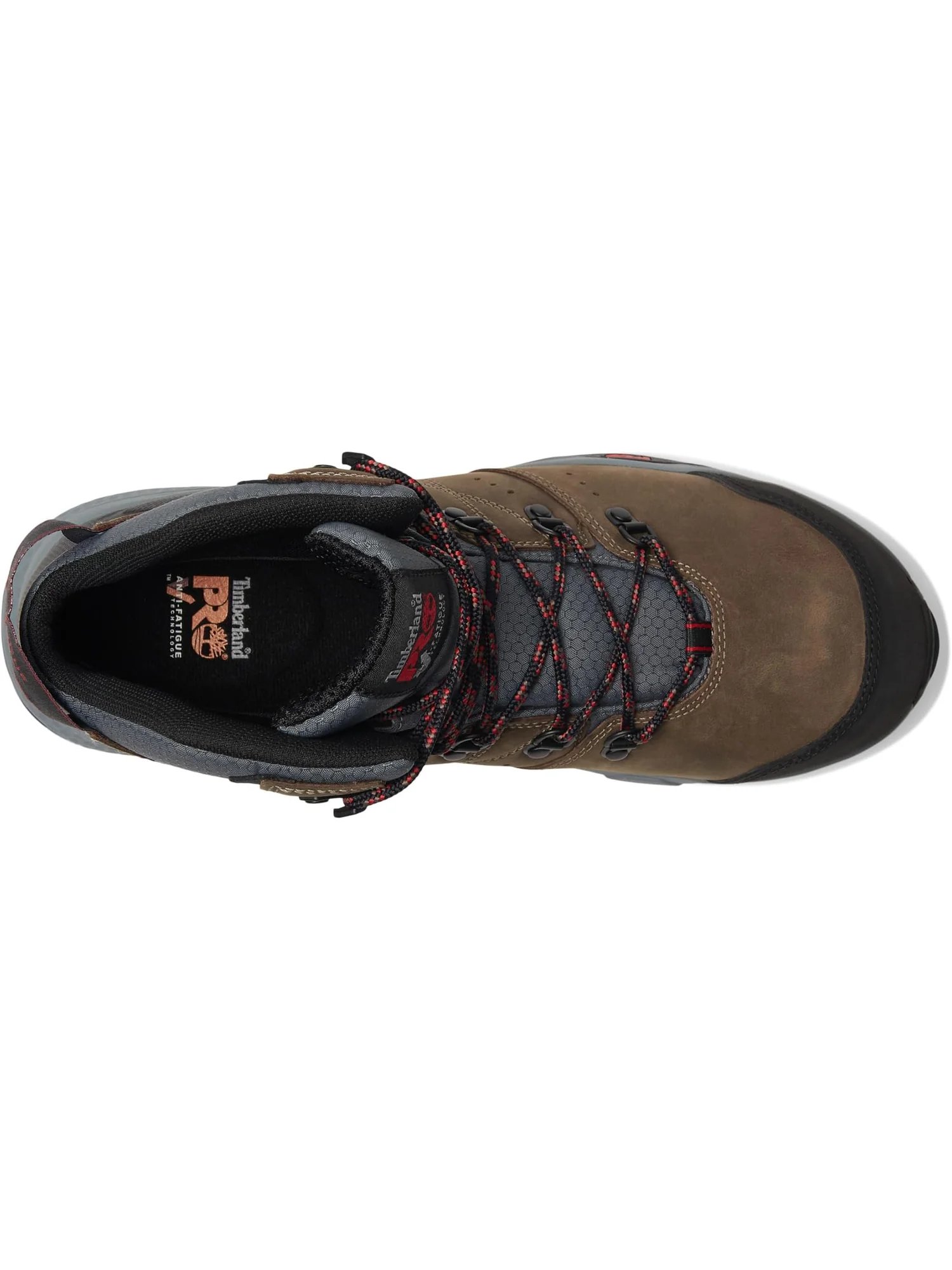 Мужские ботинки Timberland PRO Switchback, водонепроницаемые с защитным носком — изображение 2 из 7, шоколадно-кофе-красный