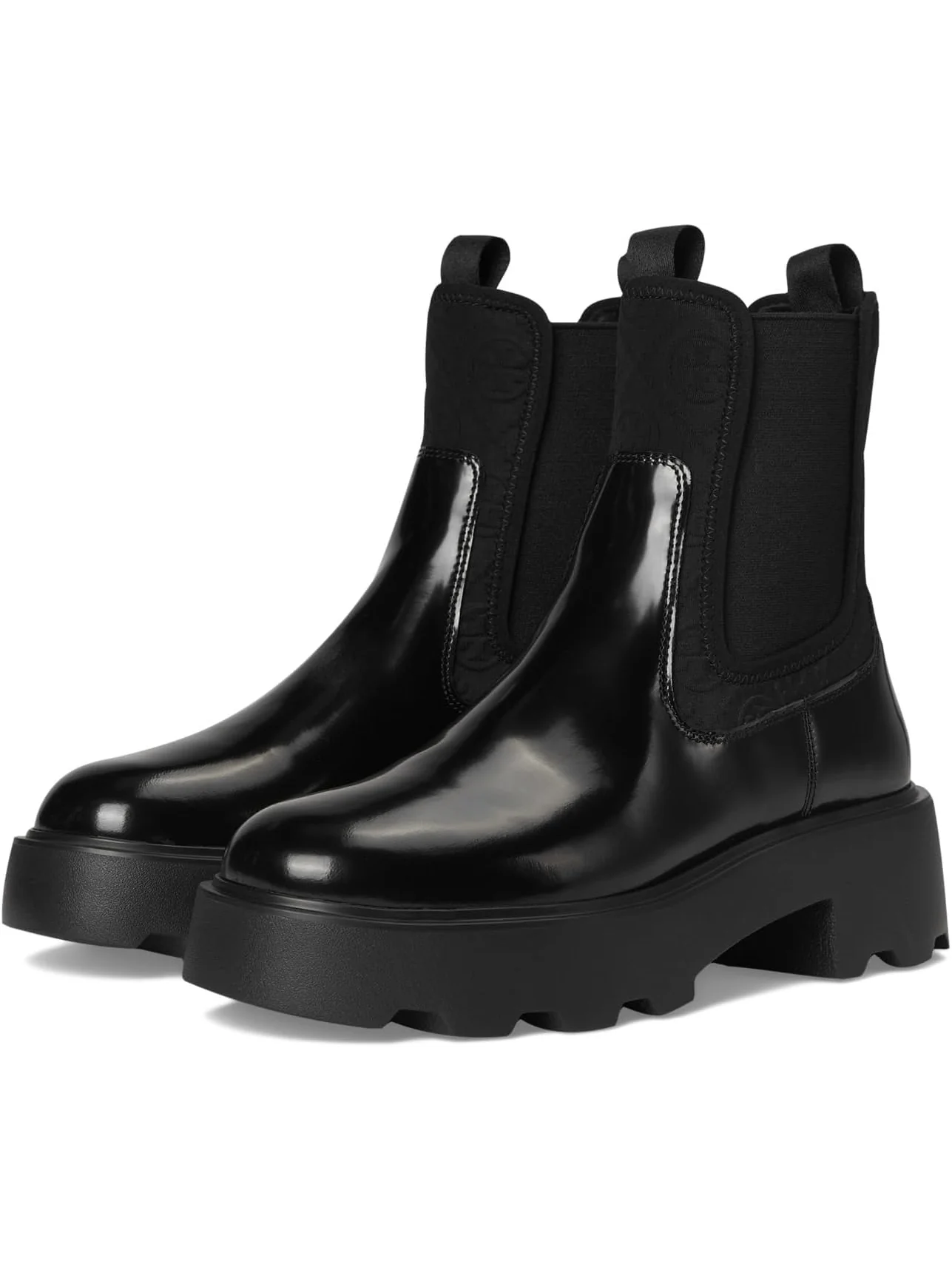 Ботинки Tory Burch Monogram Lug Chelsea Boot 65mm — изображение 1 из 7, черный