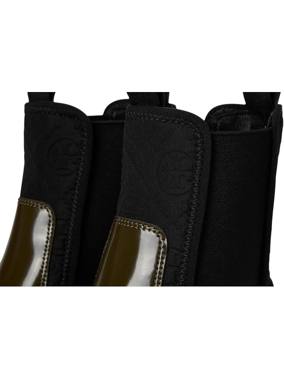 Женские ботинки Chelsea Tory Burch Monogram Lug 65mm — изображение 6 из 7, темный оливковый