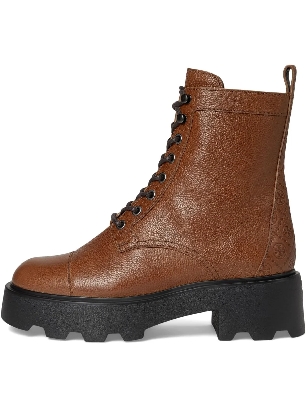 Ботинки Tory Burch Monogram Lug Ankle Boot 65mm — изображение 4 из 7, оранжевый