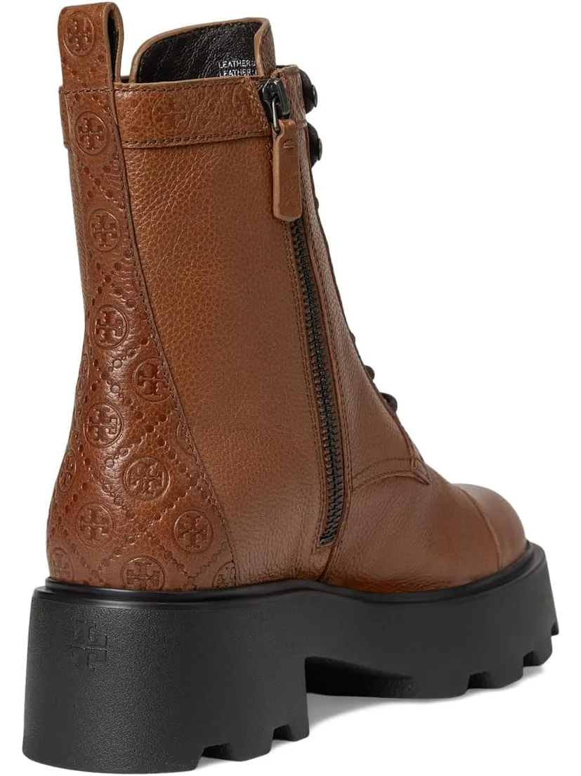 Ботинки Tory Burch Monogram Lug Ankle Boot 65mm — изображение 5 из 7, оранжевый